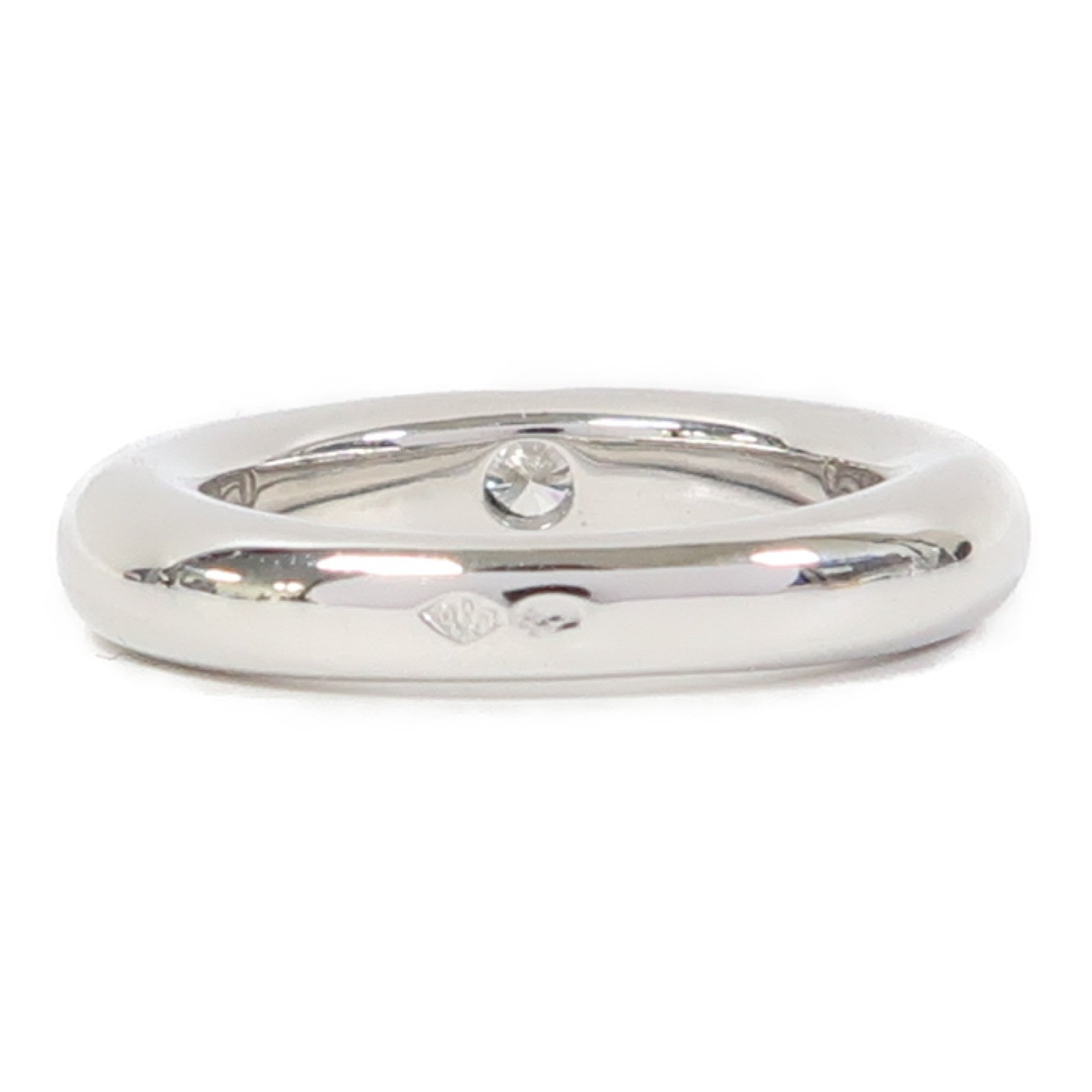 CARTIER 18K白金Ellipse Ring戒指Cartier#51/US#5.75