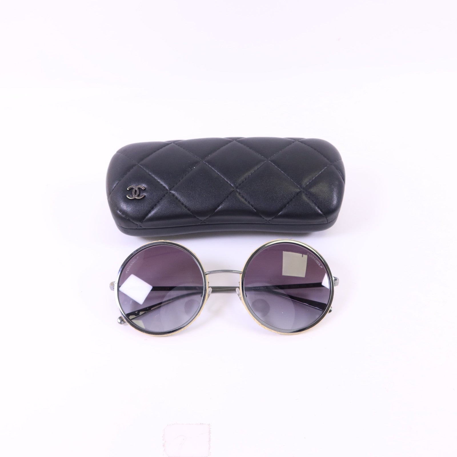 CHANEL Metal/Raffia Sunglasses太陽眼鏡