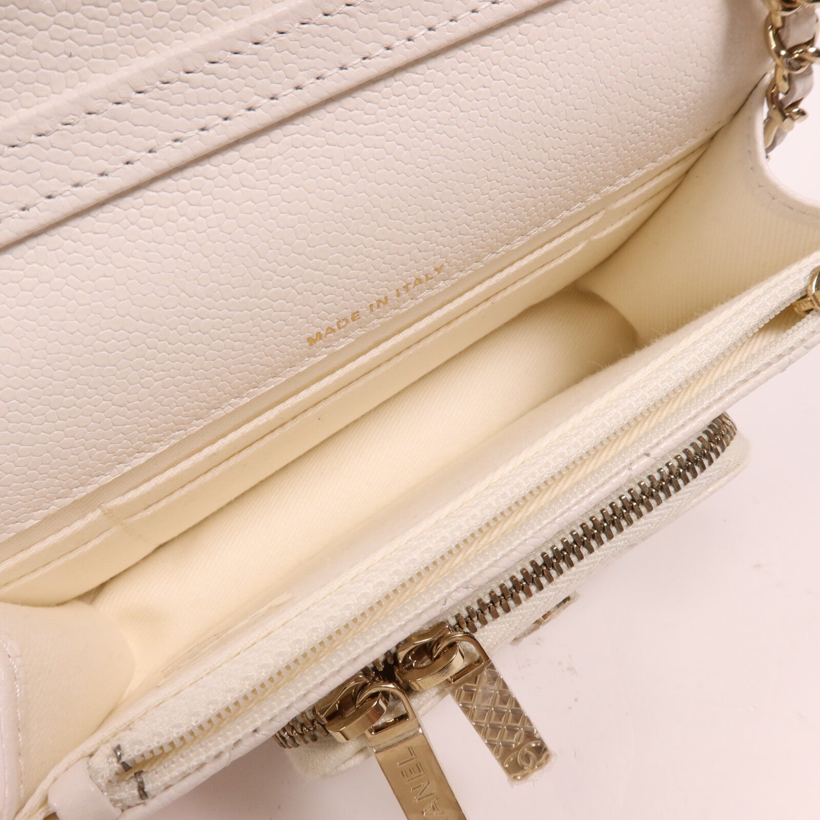 CHANEL 牛皮皮革Mini Affinity金扣手挽肩背兩用袋