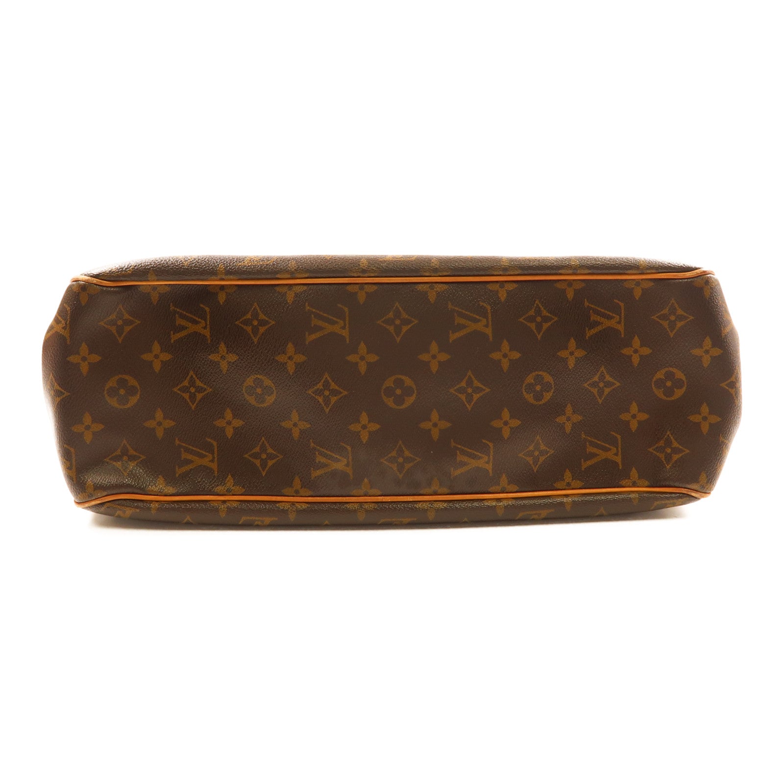 LOUIS VUITTON Monogram Batignolles Horizontal金扣肩背袋棕色