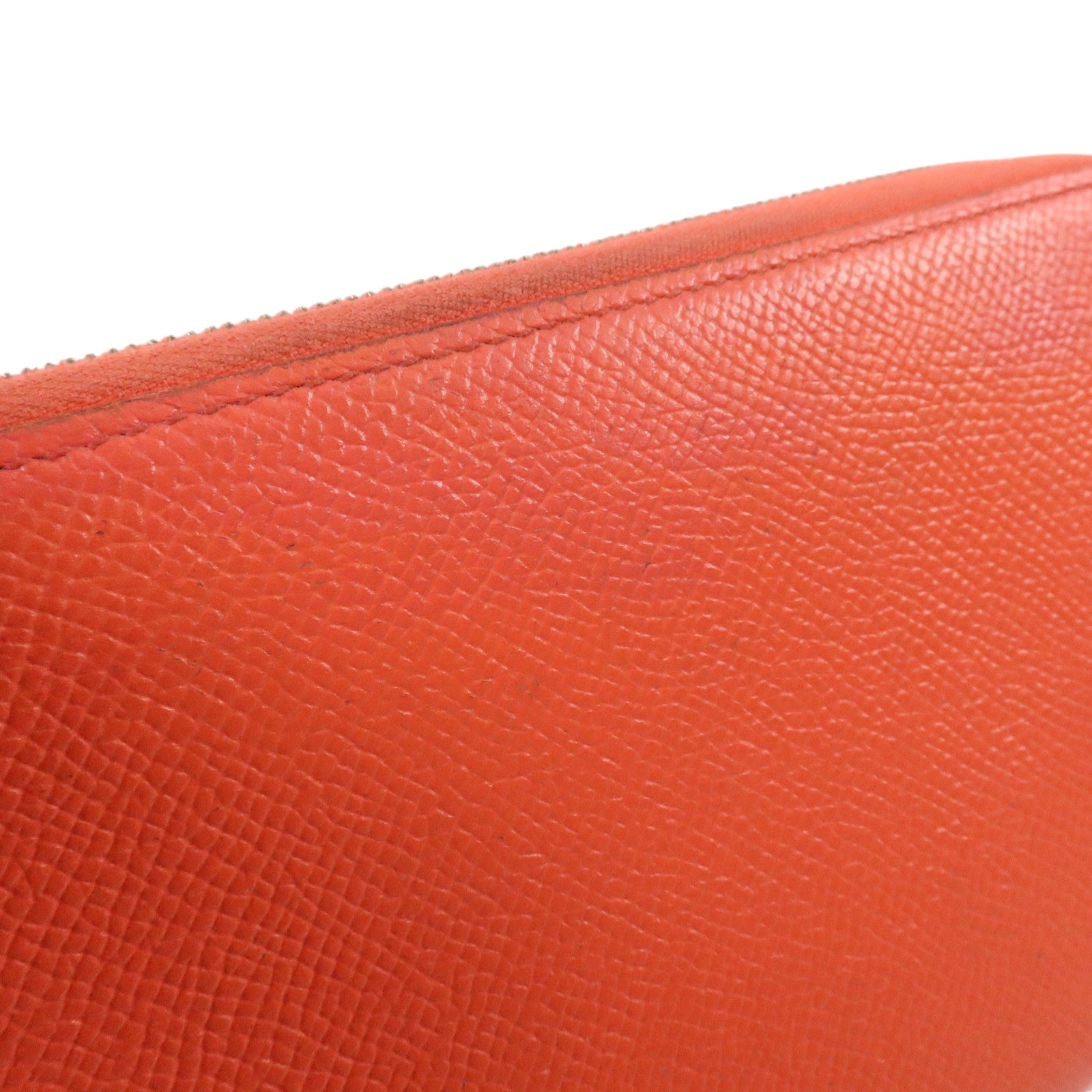 HERMES Epsom皮革Silk In Wallet銀扣長錢包Rose Jaipur