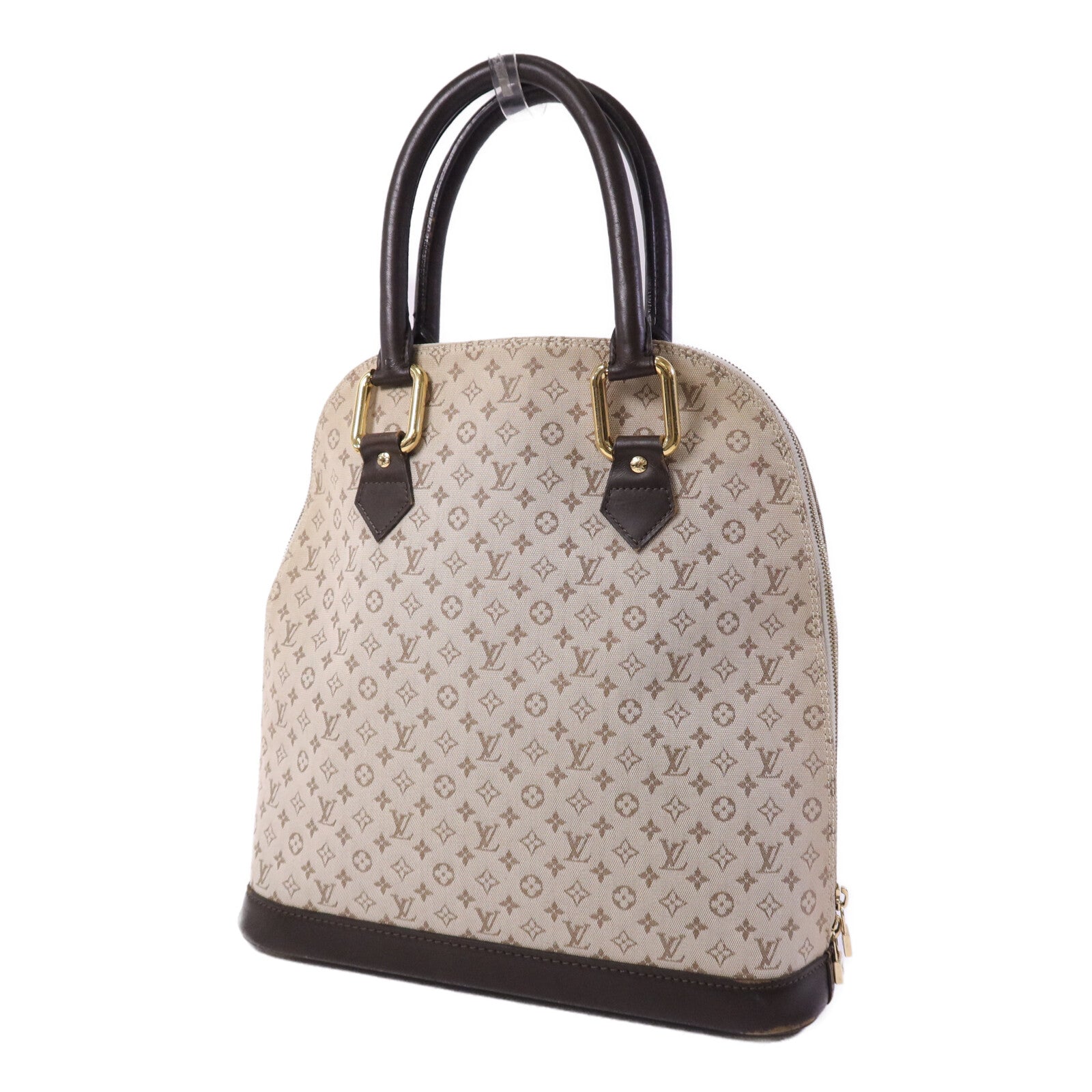 LOUIS VUITTON Monogram Mini Alma Haut金扣手挽袋
