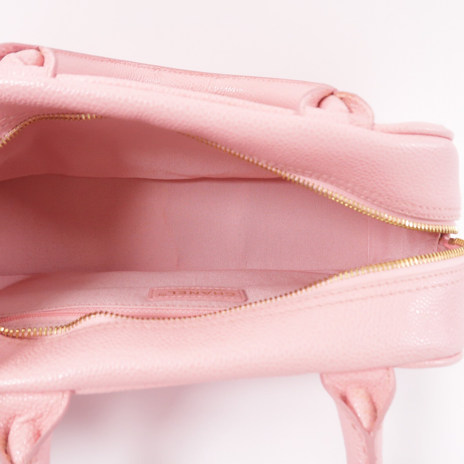 CHANEL 牛皮皮革Vintage Mini Boston Bowing Bag手挽袋