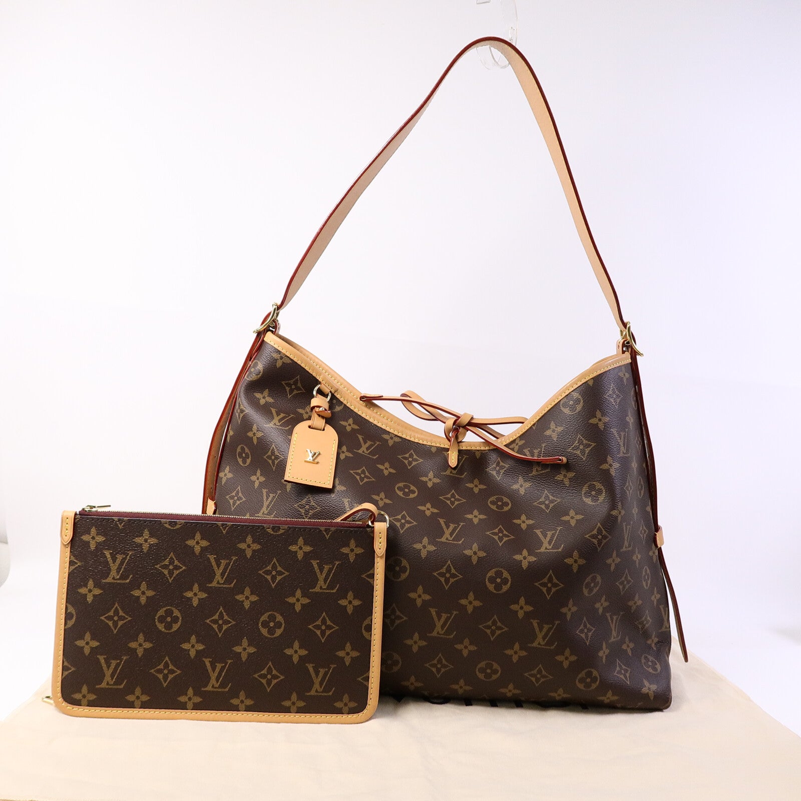 LOUIS VUITTON Monogram Carry All MM肩背袋
