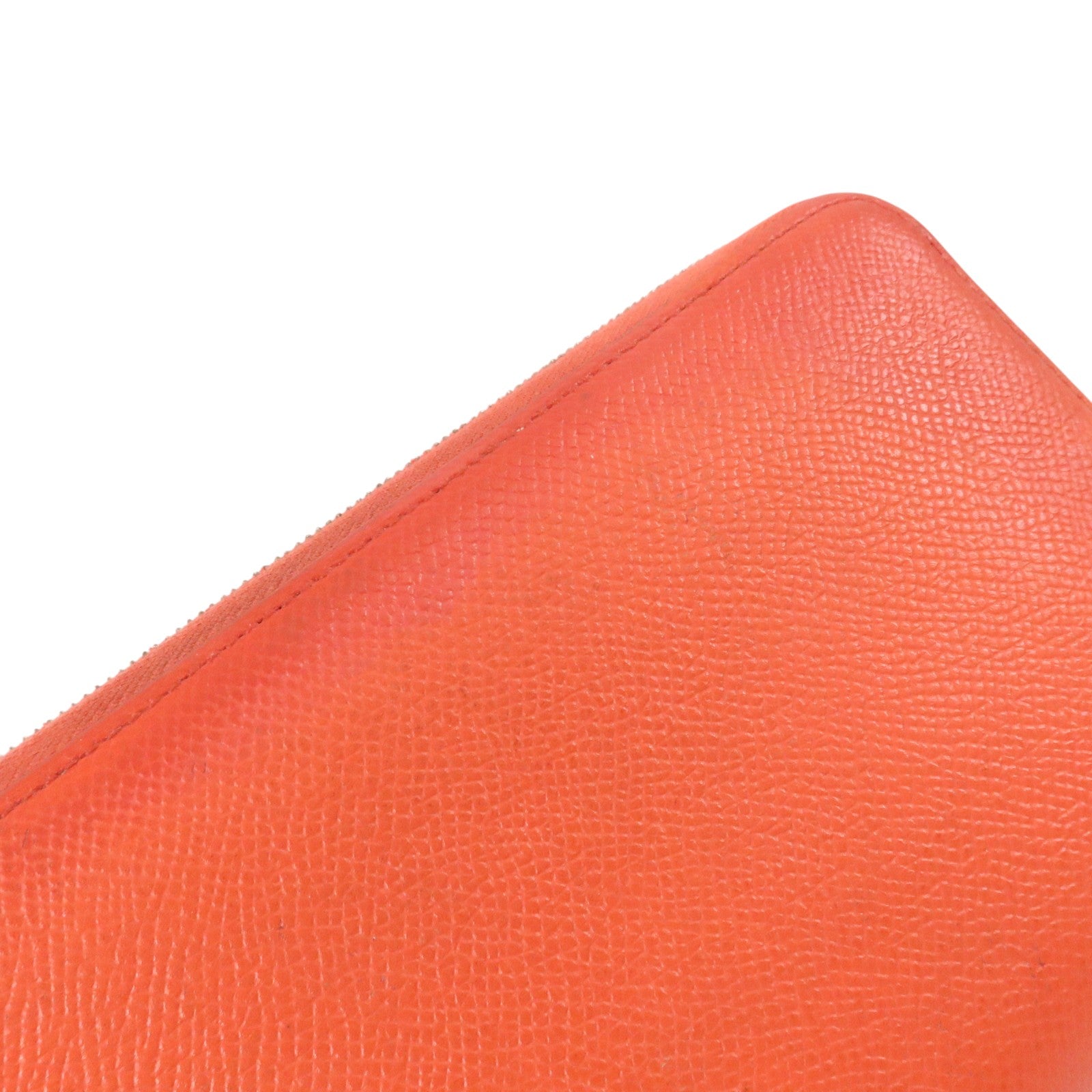 HERMES Epsom皮革Silk In Wallet銀扣長錢包Rose Jaipur