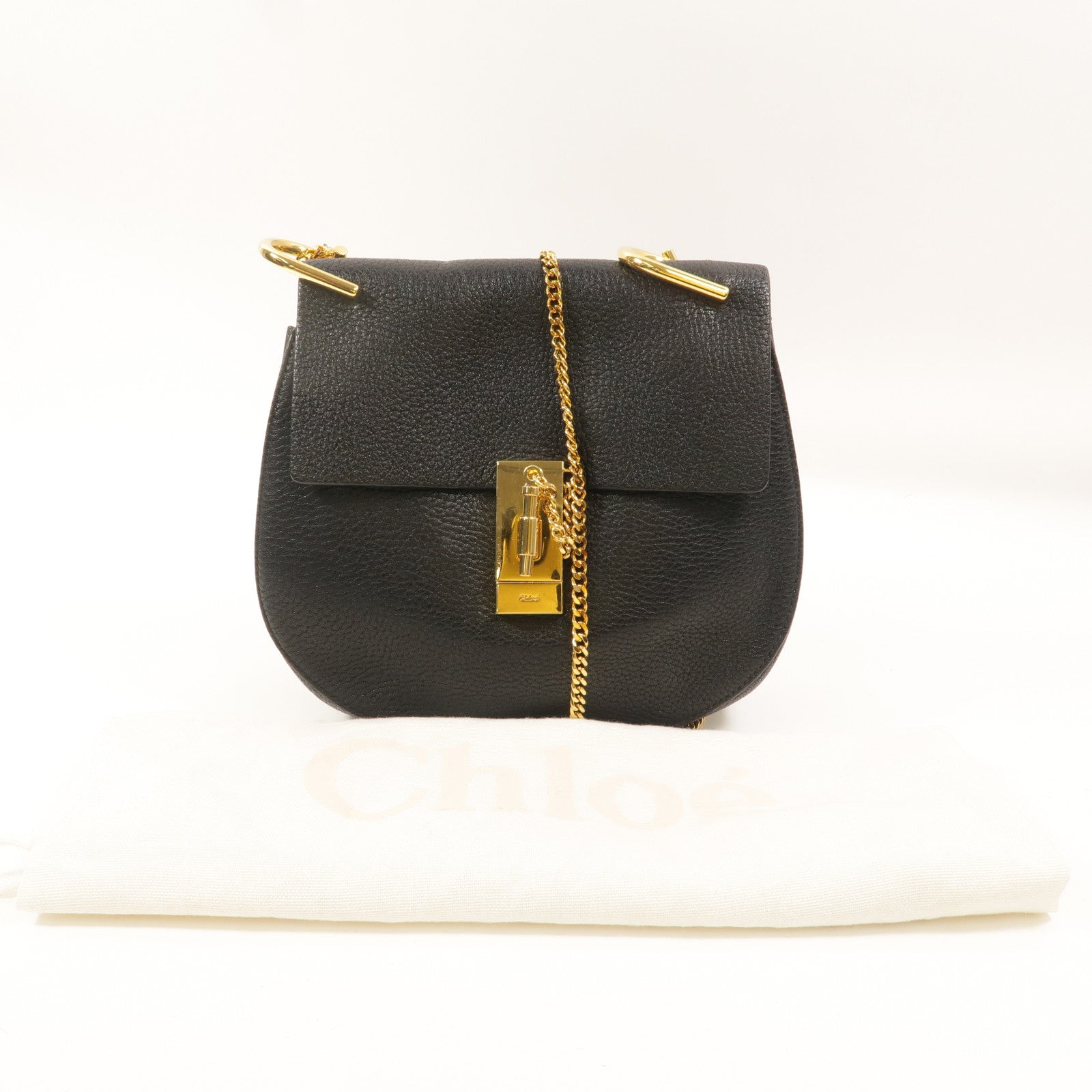 Chloe 牛皮皮革Shoulder Bag鏈帶肩背袋