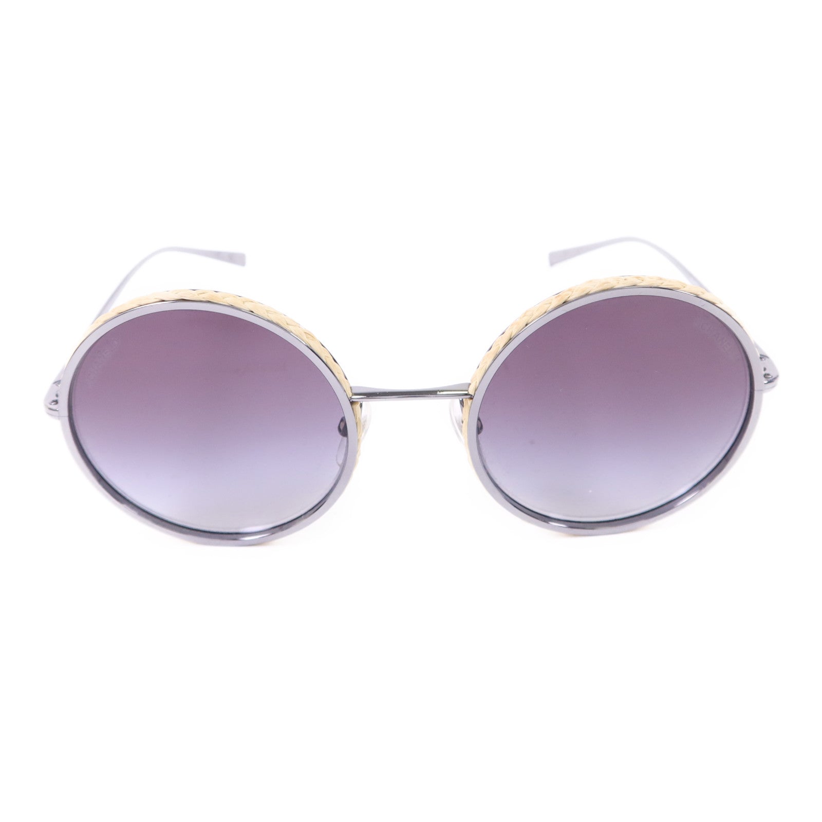 CHANEL Metal/Raffia Sunglasses太陽眼鏡