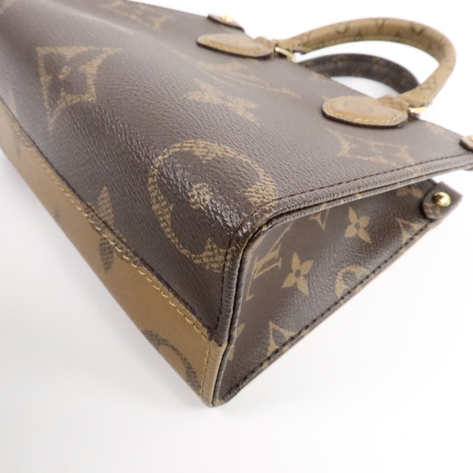 LOUIS VUITTON Monogram Reverse OnTheGo BB手挽肩背兩用袋