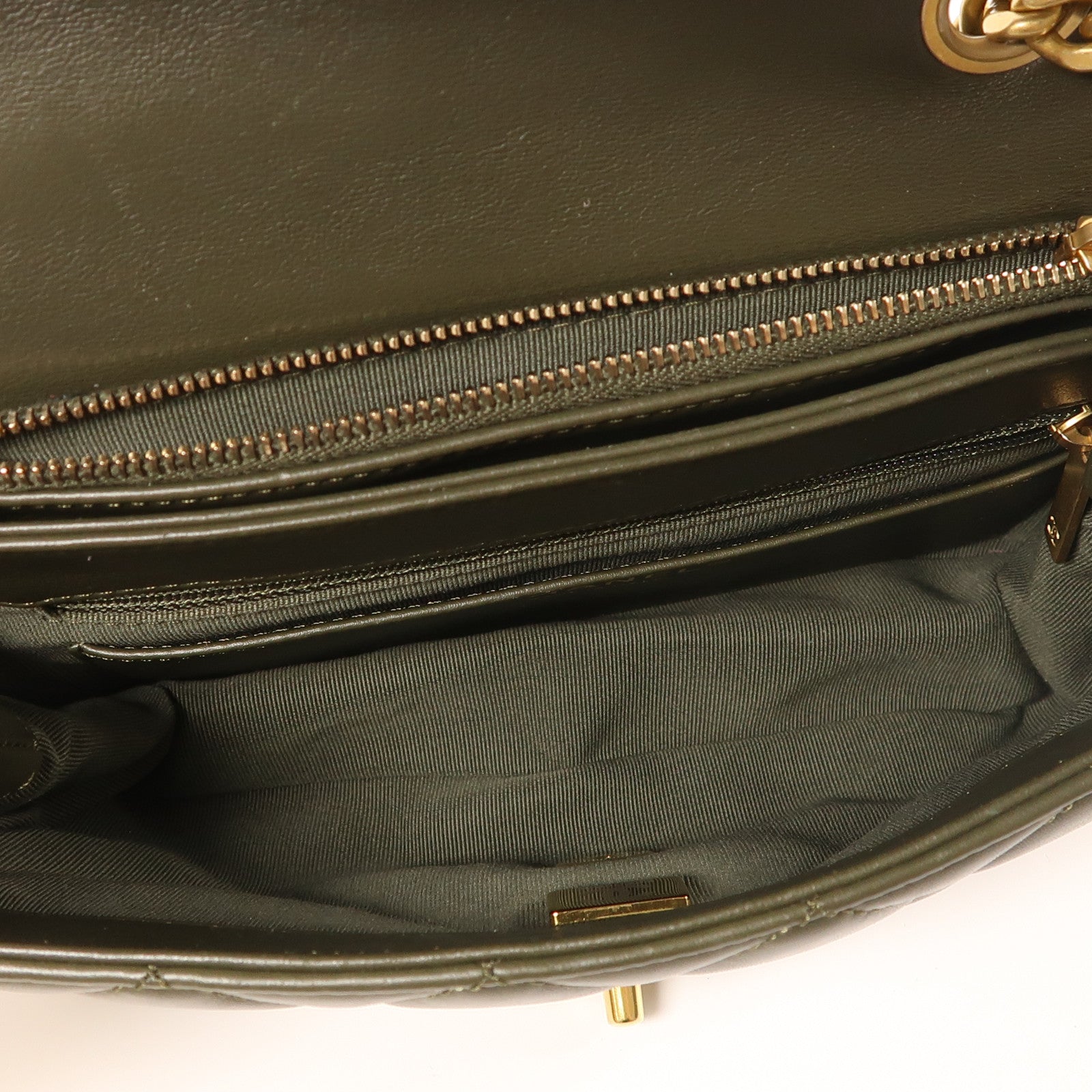 CHANEL 羊皮皮革Chain Shoulder Bag金扣鏈帶肩背袋