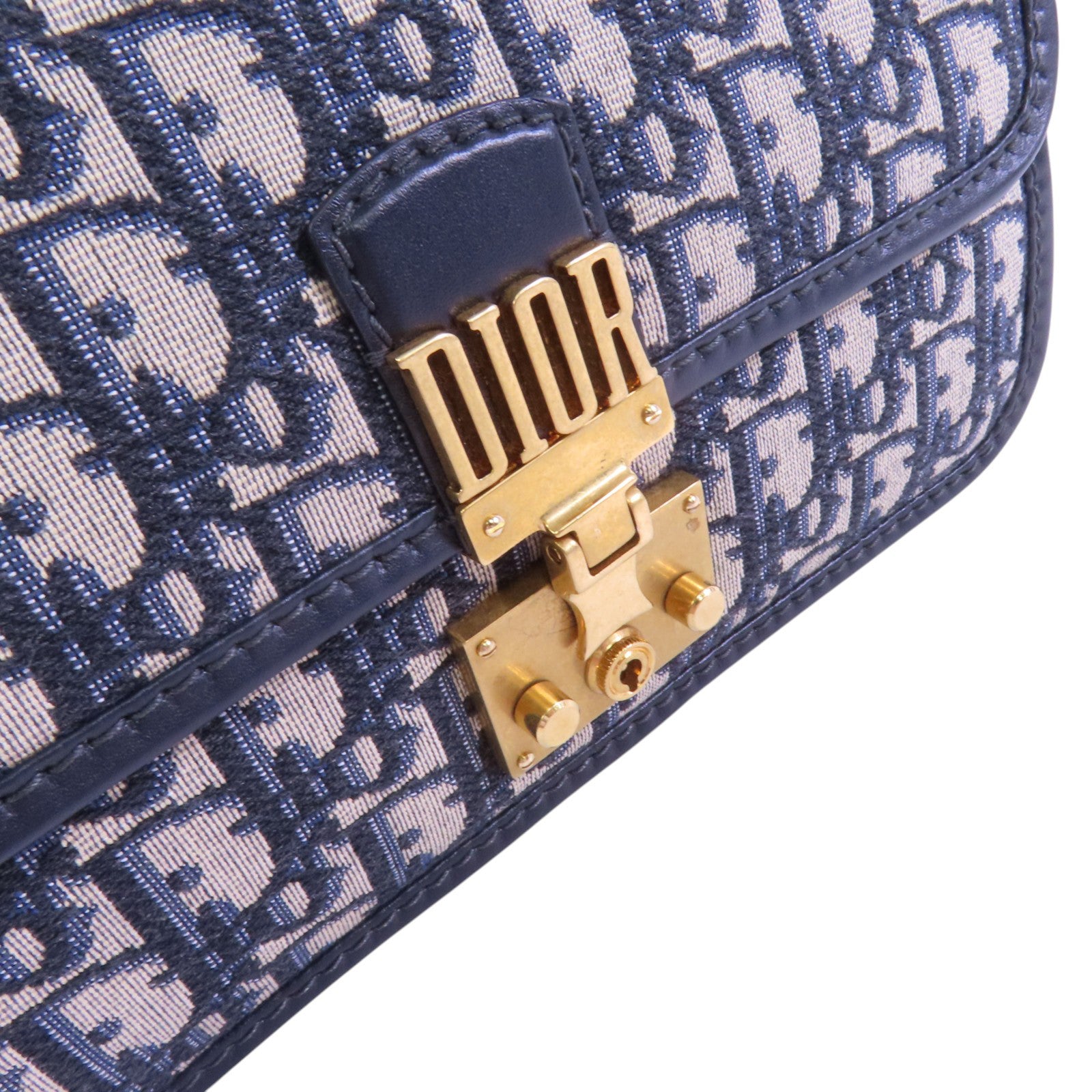 Dior  Oblique帆布Dioraddict金扣肩背袋