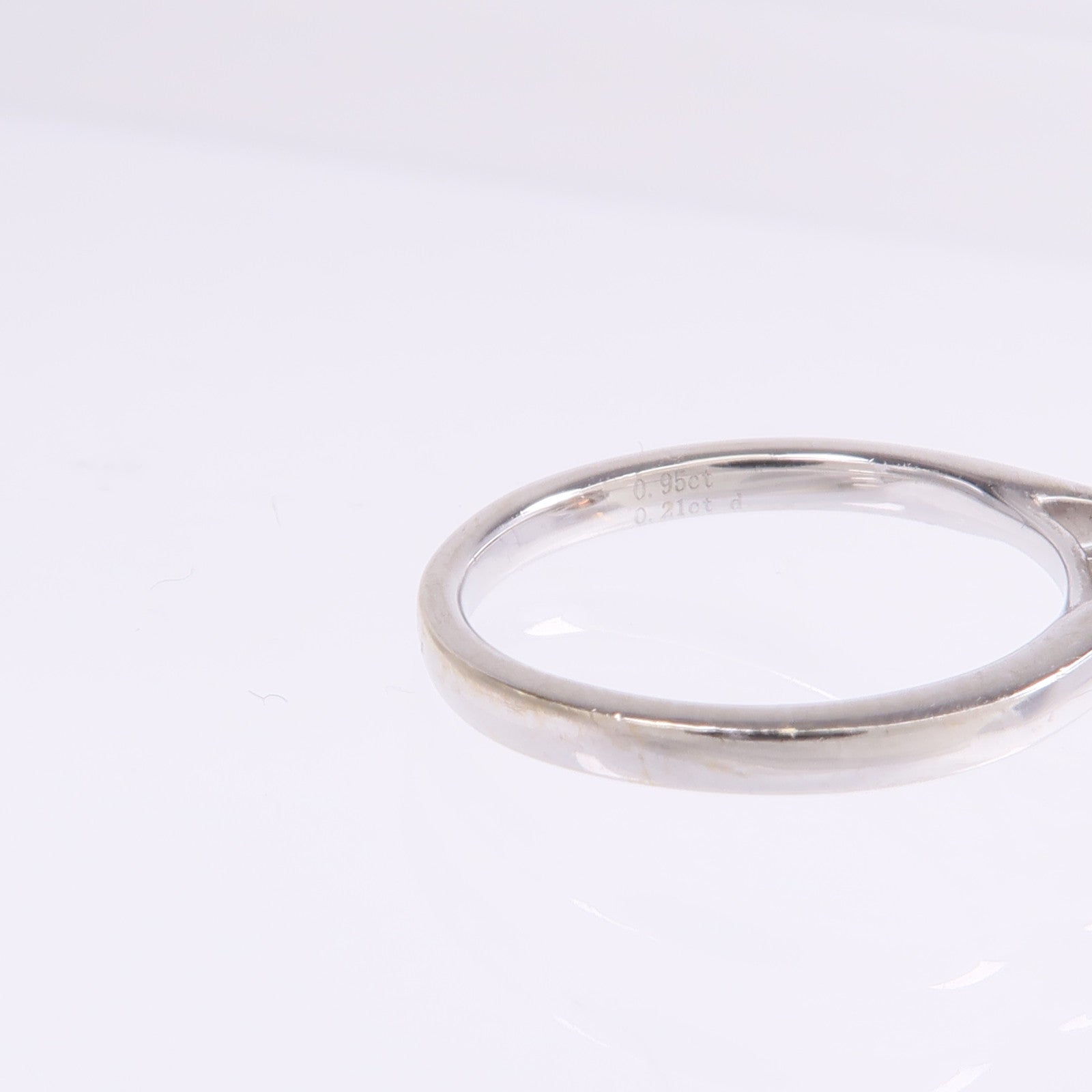 JEWELRY 18K白金Color Stone Diamond Ring彩色寶石/鑽石戒指US#5.5