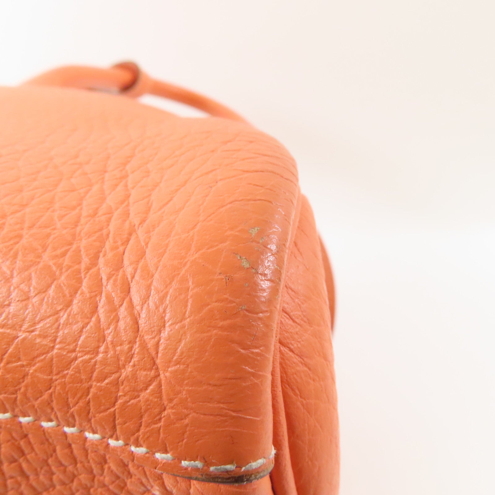 HERMES 【激減優惠】Clemence皮革Lindy 30銀扣肩背袋Flamingo