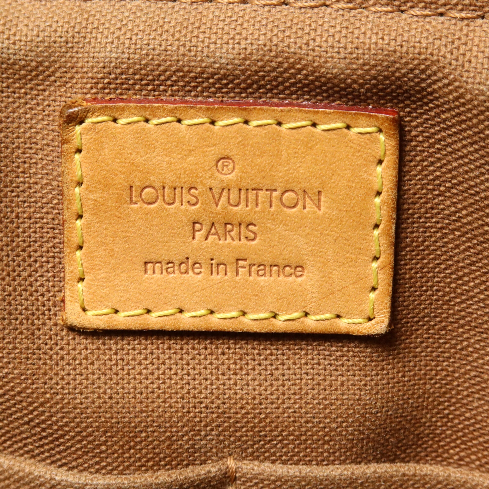 LOUIS VUITTON Monogram Palermo PM手挽肩背兩用袋棕色