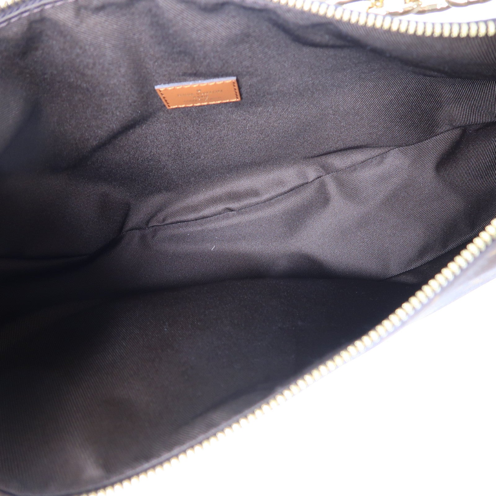 LOUIS VUITTON Monogram Reverse Loop Hobo金扣手挽肩背兩用袋棕色