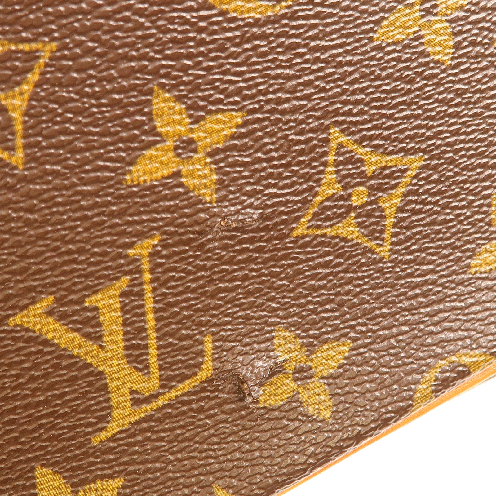 LOUIS VUITTON LV GHW Palermo PM 2 Way Shoulder Bag M40145 Monogram Brown