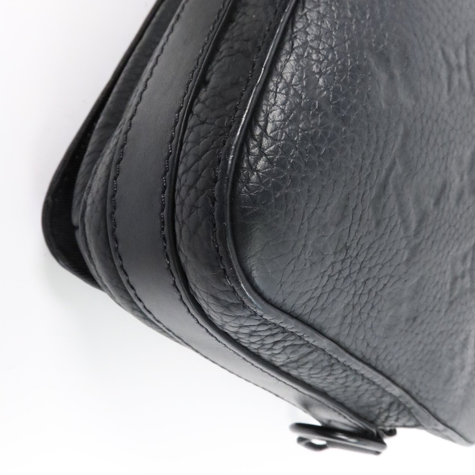LOUIS VUITTON Monogram Taurillon Steamer Messenger肩背袋