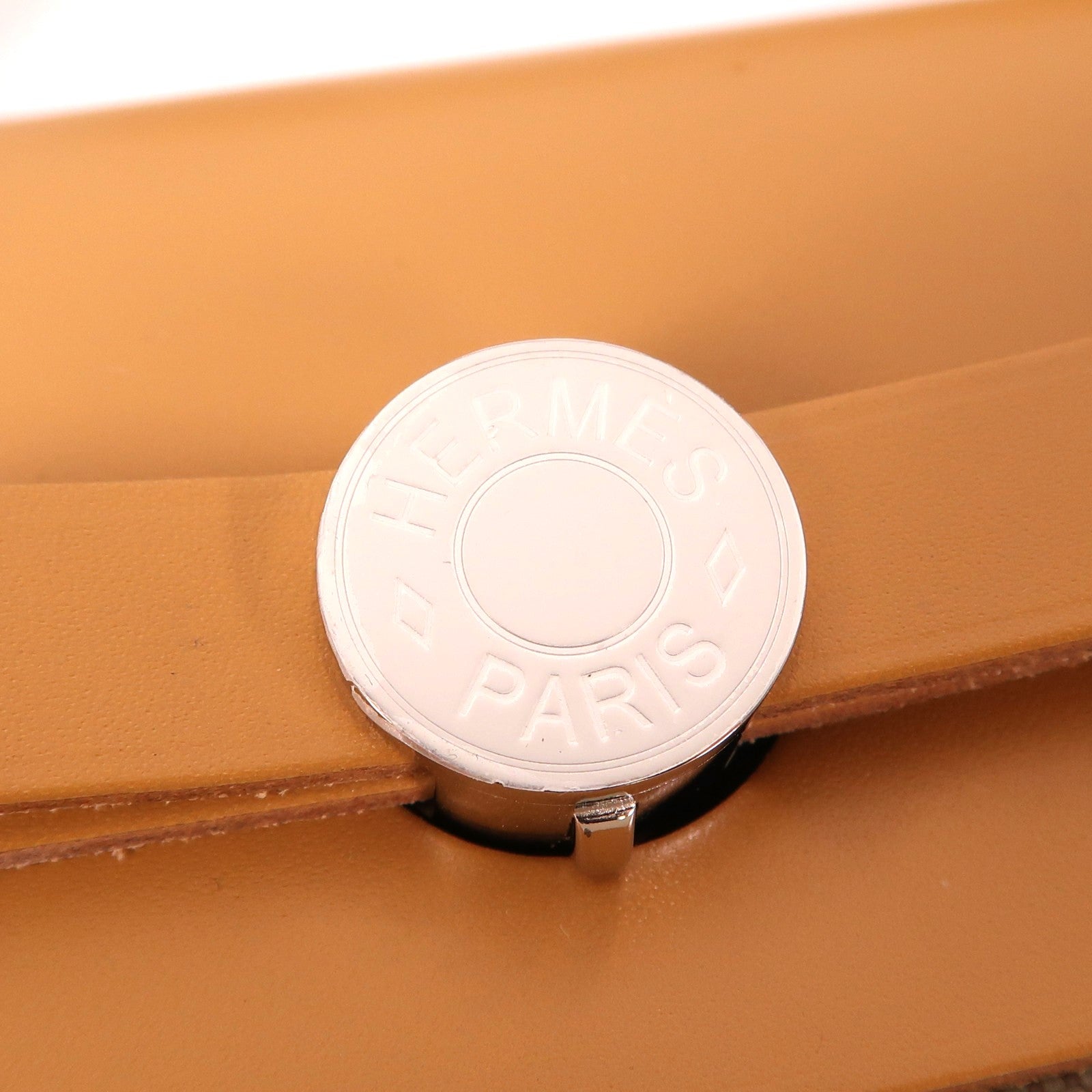 HERMES 帆布Herbag PM銀扣手挽肩背兩用袋