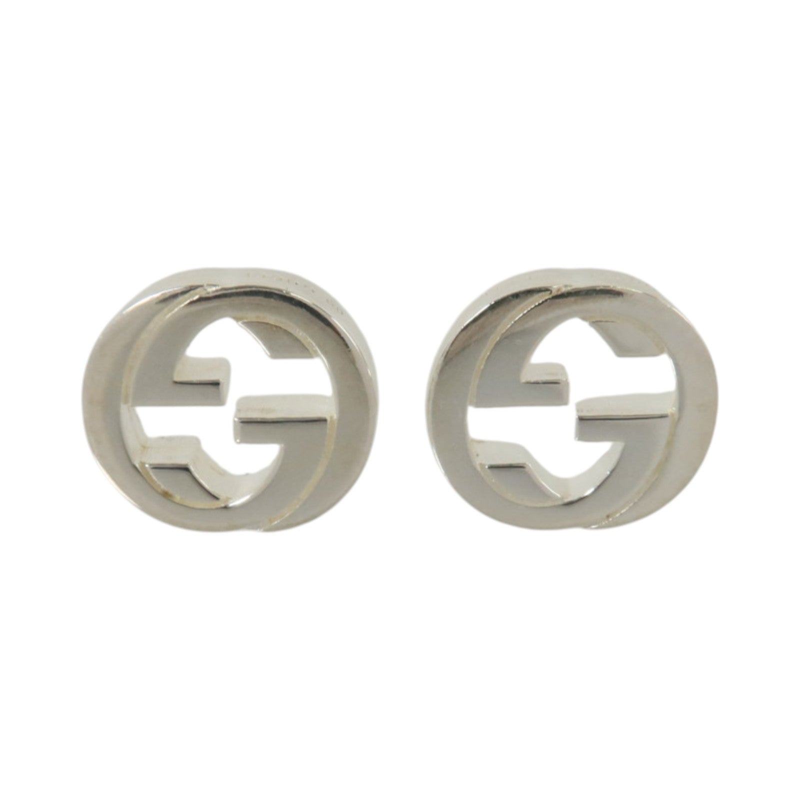 GUCCI 925純銀Interlocking G Earrings耳環