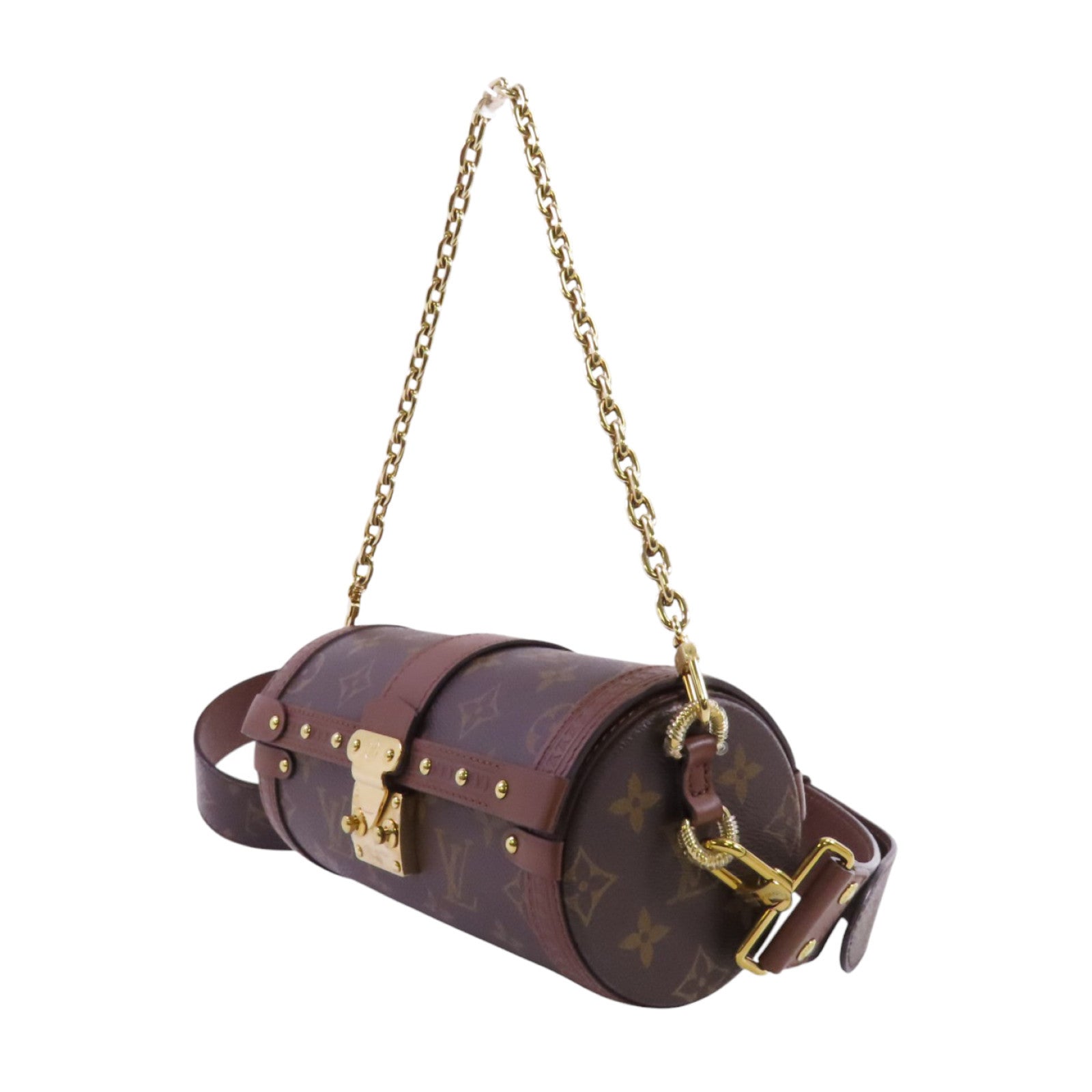 LOUIS VUITTON 【激減優惠】Monogram Papillon金扣手挽肩背兩用袋