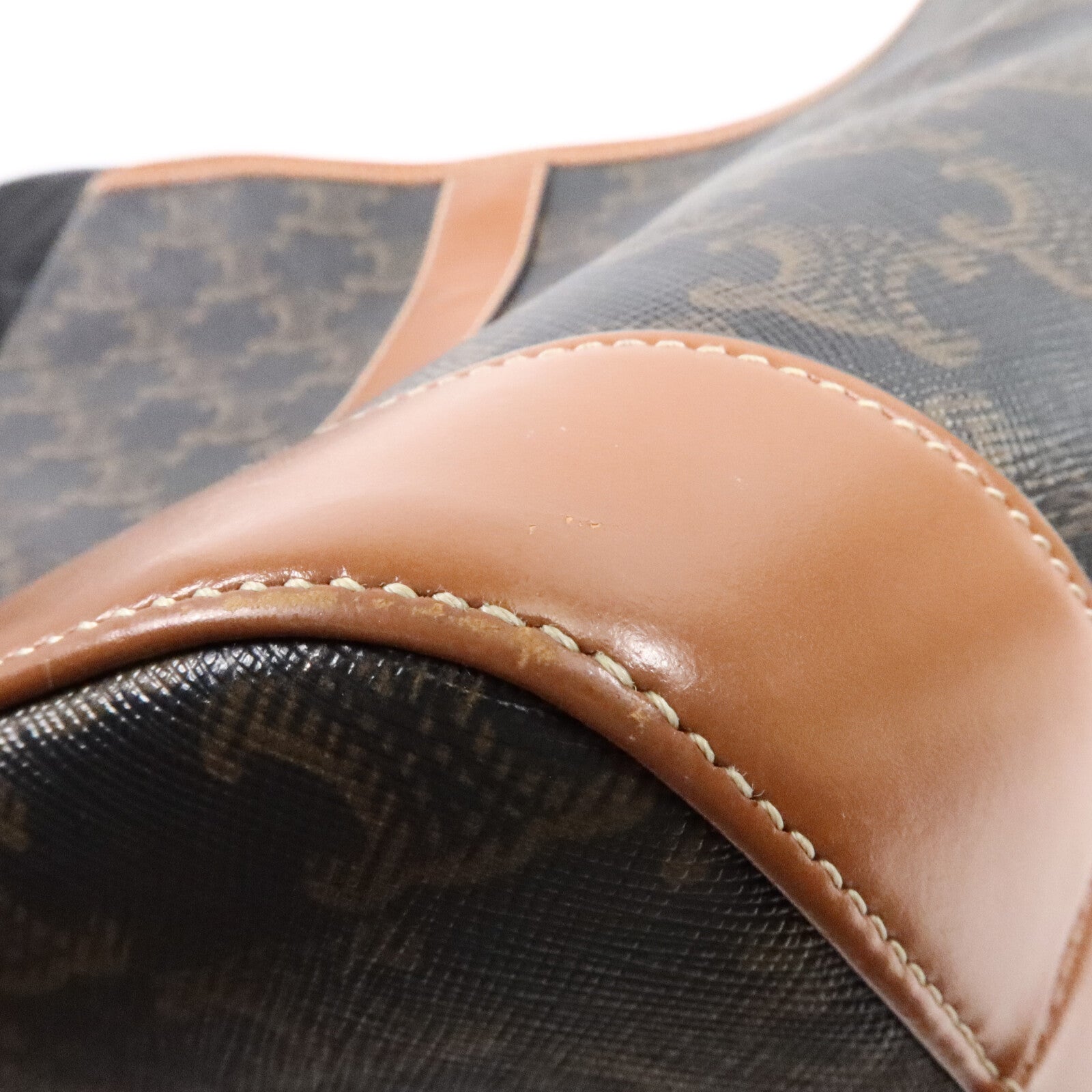 CELINE 塗層帆布Triomple Small Bucket Bag肩背袋