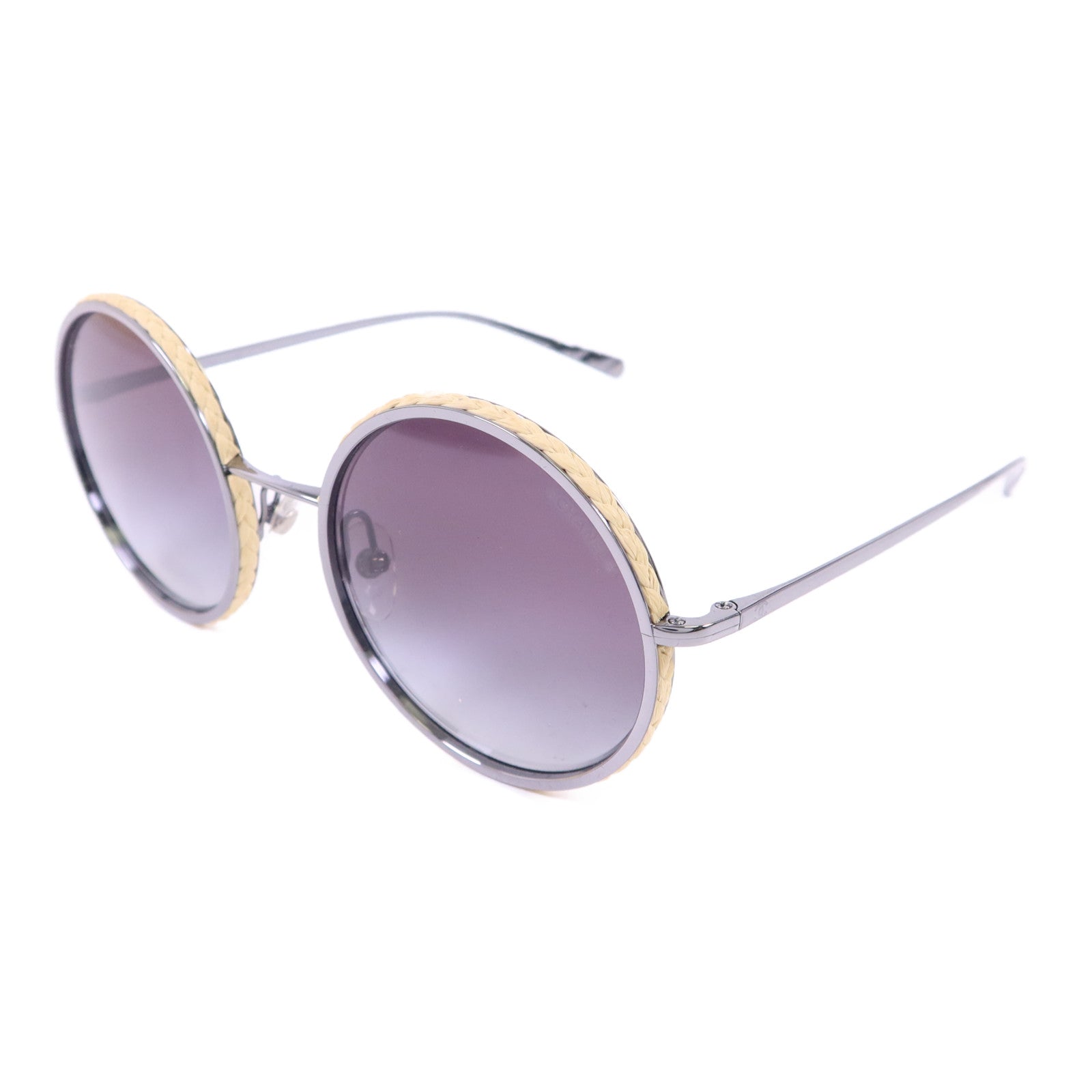 CHANEL Metal/Raffia Sunglasses太陽眼鏡