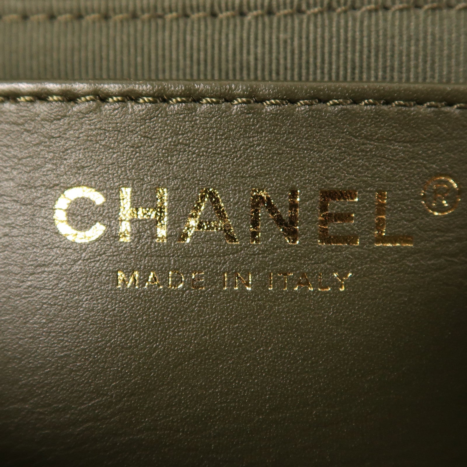 CHANEL 羊皮皮革Chain Shoulder Bag金扣鏈帶肩背袋