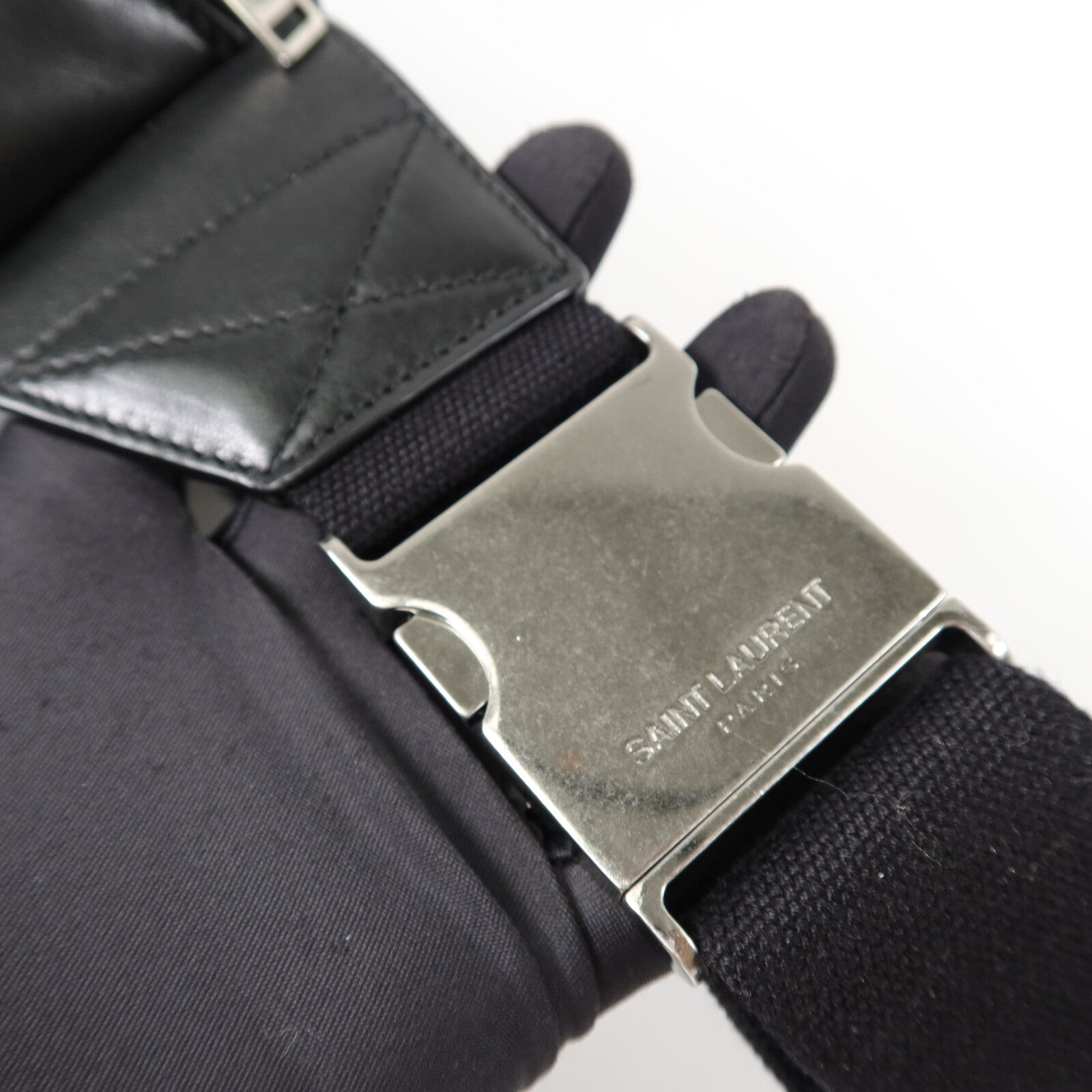 SAINT LAURENT 羊皮皮革Waist Bag腰包