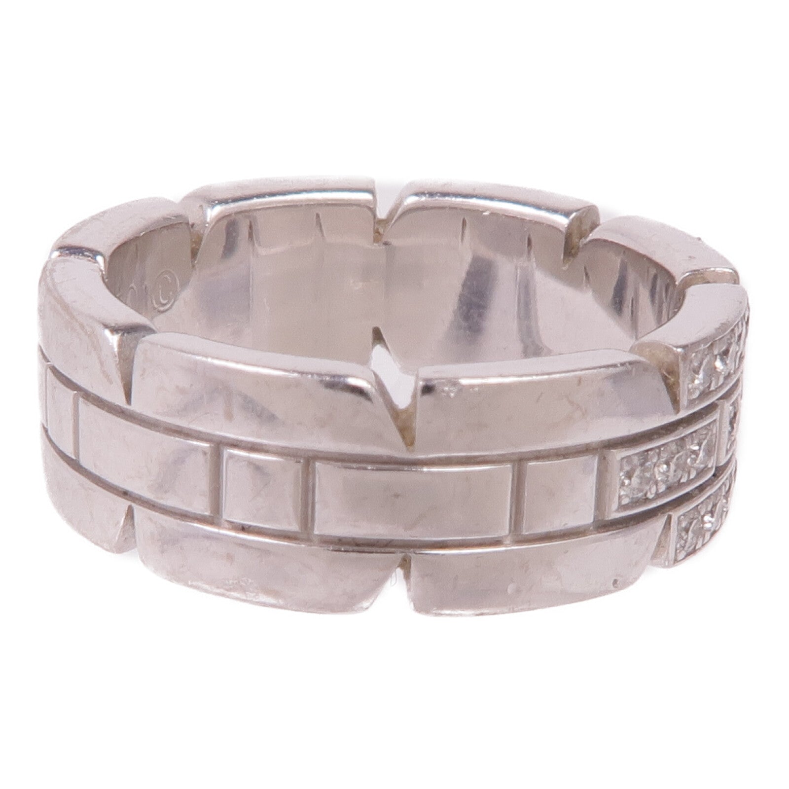 CARTIER 18K白金Ring戒指Cartier#46/US#3.75