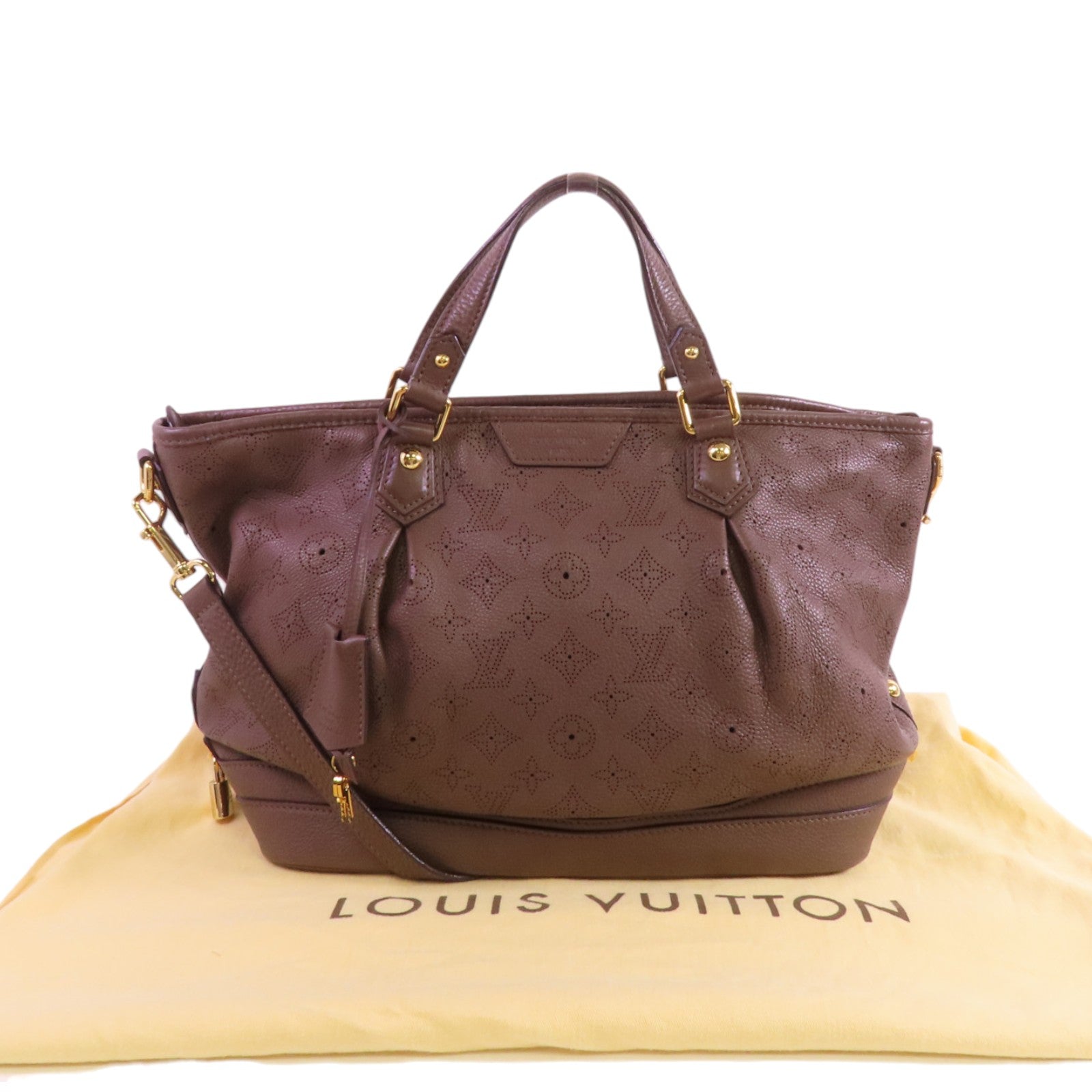 LOUIS VUITTON Mahina Stella PM金扣手挽肩背兩用袋