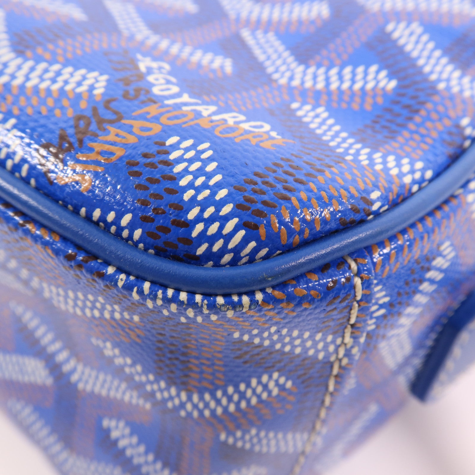 GOYARD 塗層帆布Sac Cap Vert銀扣肩背袋