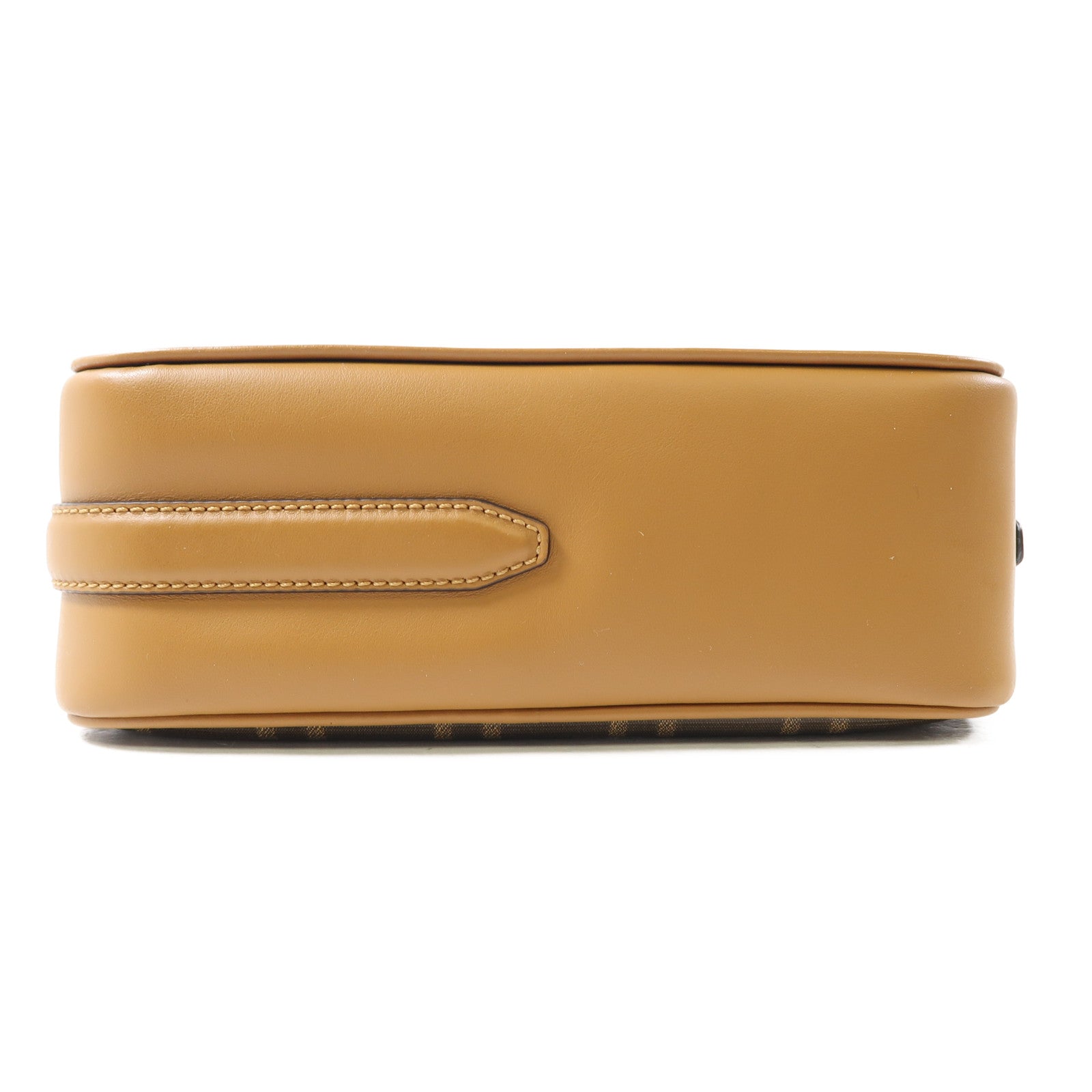 FENDI (PRICE DOWN) GHW Camera Case Shoulder Bag 8BT287 Coated Canvas Brown