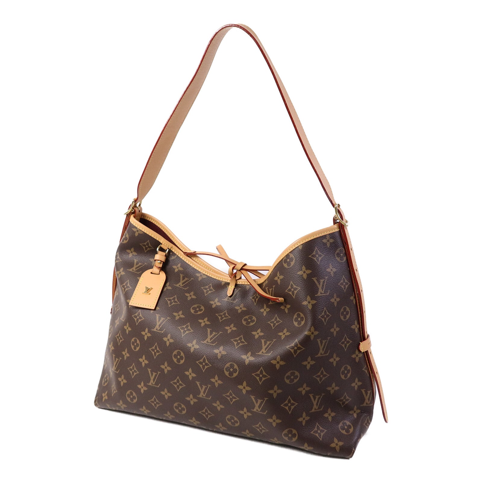 LOUIS VUITTON Monogram Carry All MM肩背袋