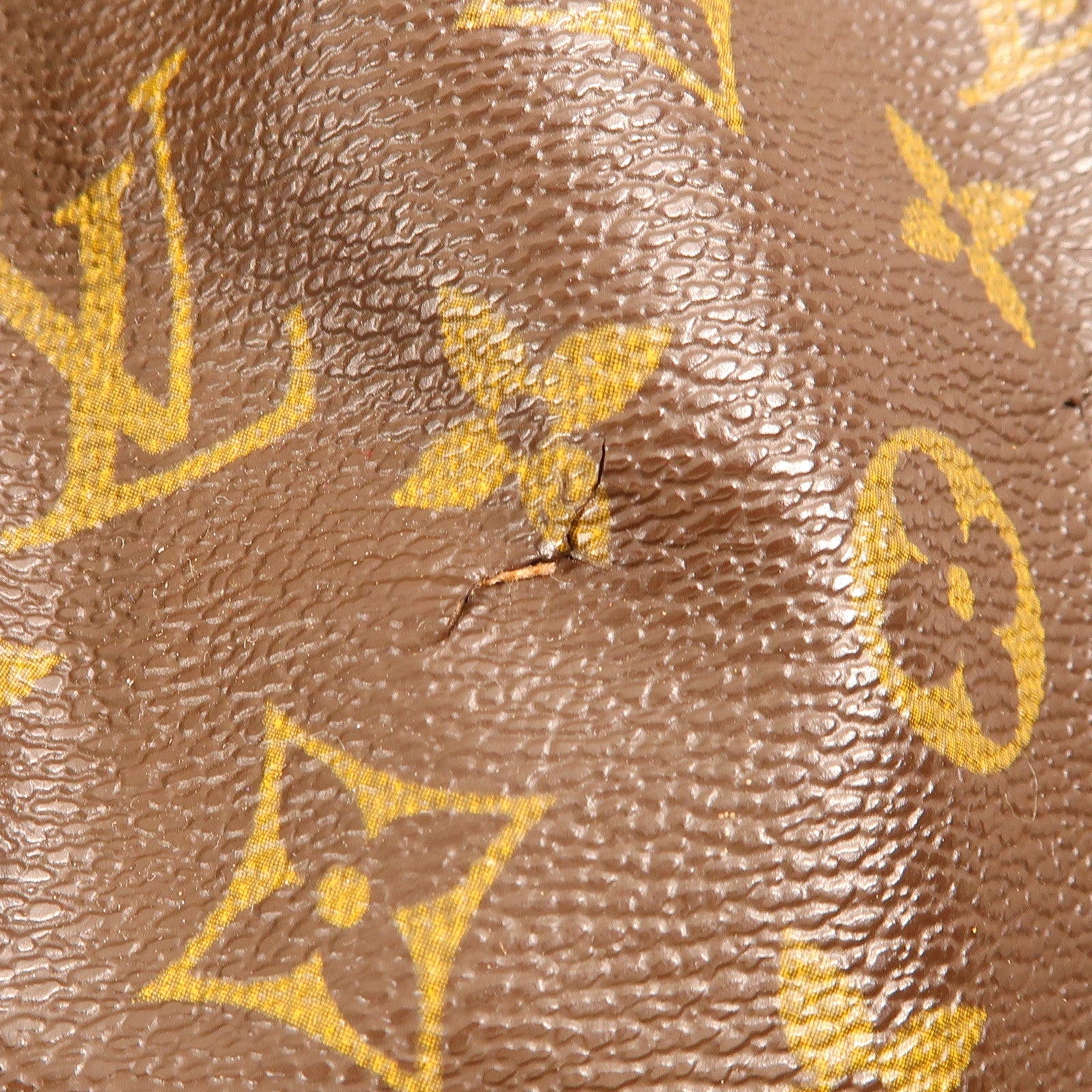 LOUIS VUITTON LV GHW Palermo PM 2 Way Shoulder Bag M40145 Monogram Brown