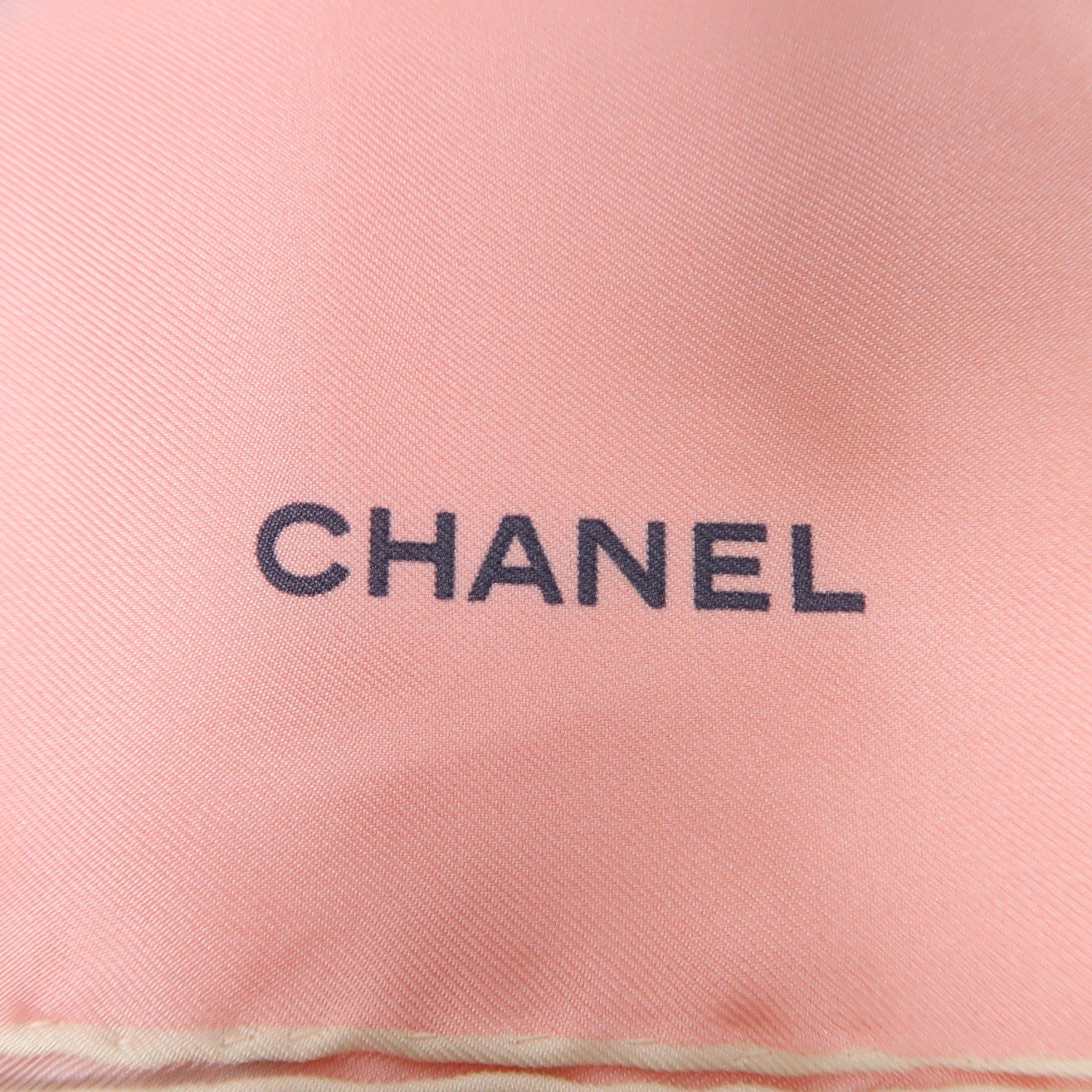CHANEL 絲質Scarf絲巾粉紅色