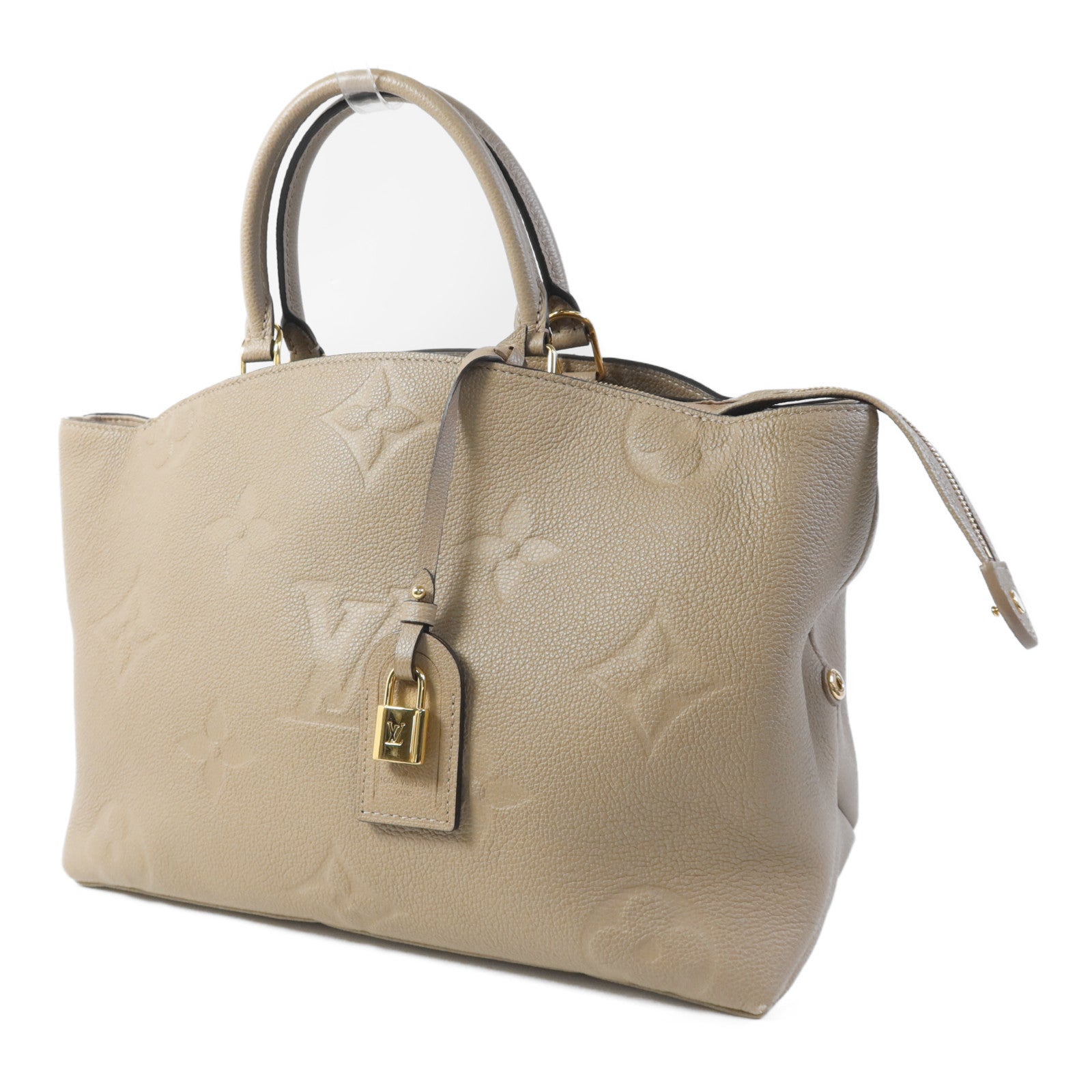 LOUIS VUITTON Monogram Empreinte Grand Palais金扣手挽肩背兩用袋