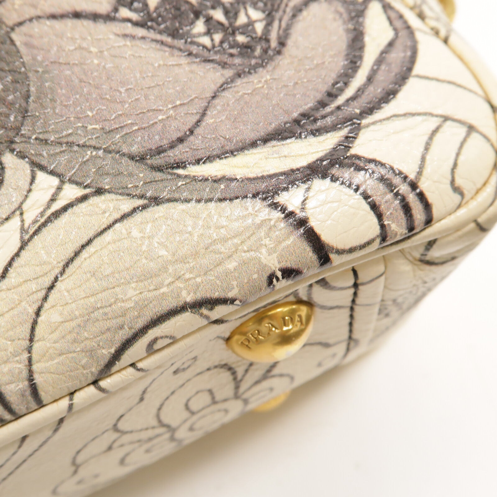 PRADA 牛皮皮革Shoulder Bag手挽肩背兩用袋
