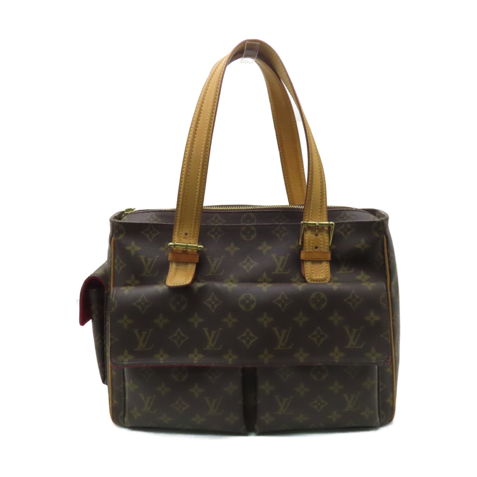 LOUIS VUITTON 【激減優惠】Monogram Multipli-Cite金扣手挽袋啡色