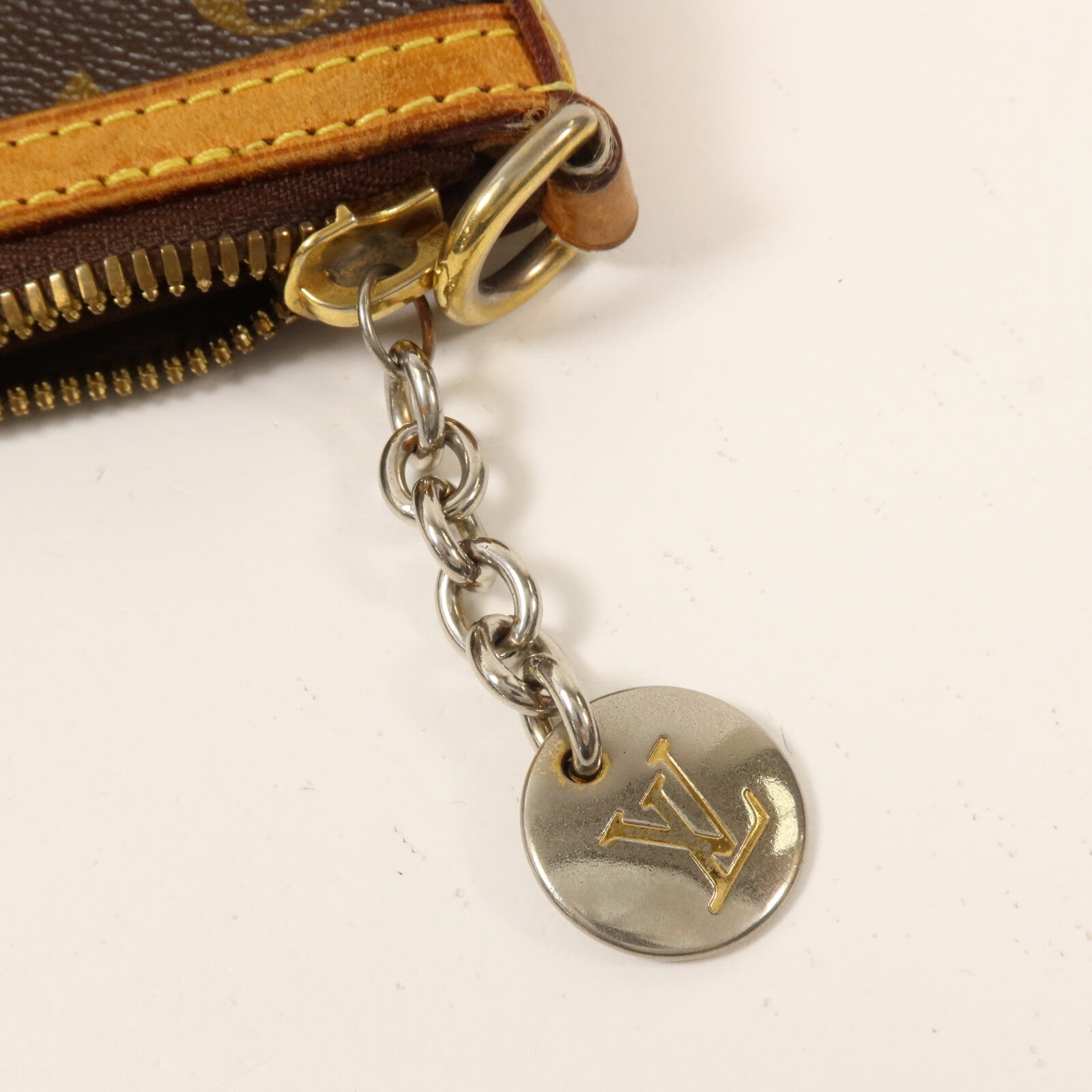 LOUIS VUITTON Monogram Palermo PM手挽肩背兩用袋棕色