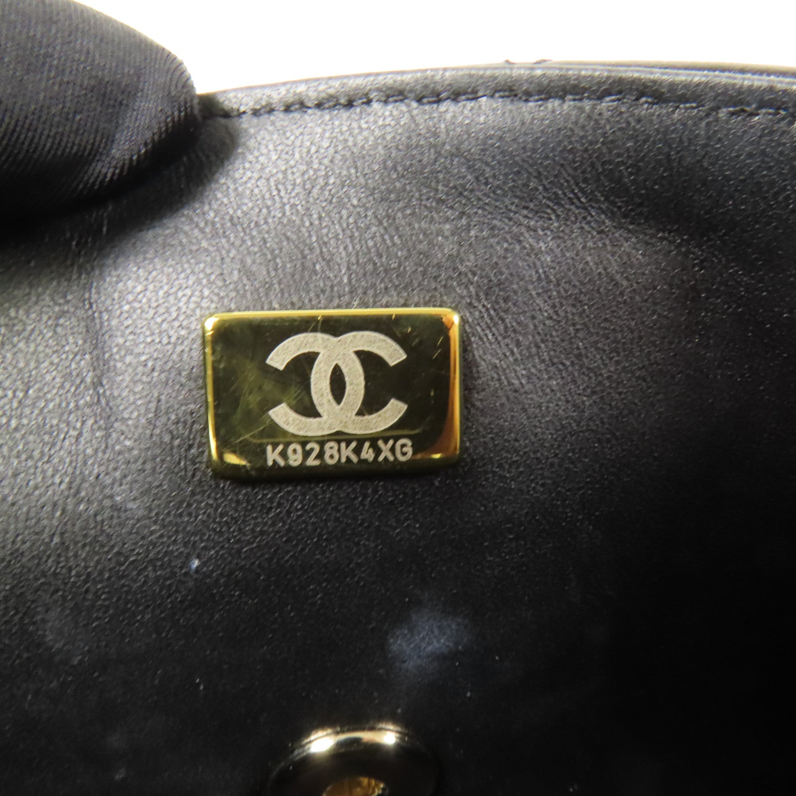 CHANEL 羊皮皮革23K Top Handle金扣手挽肩背兩用袋