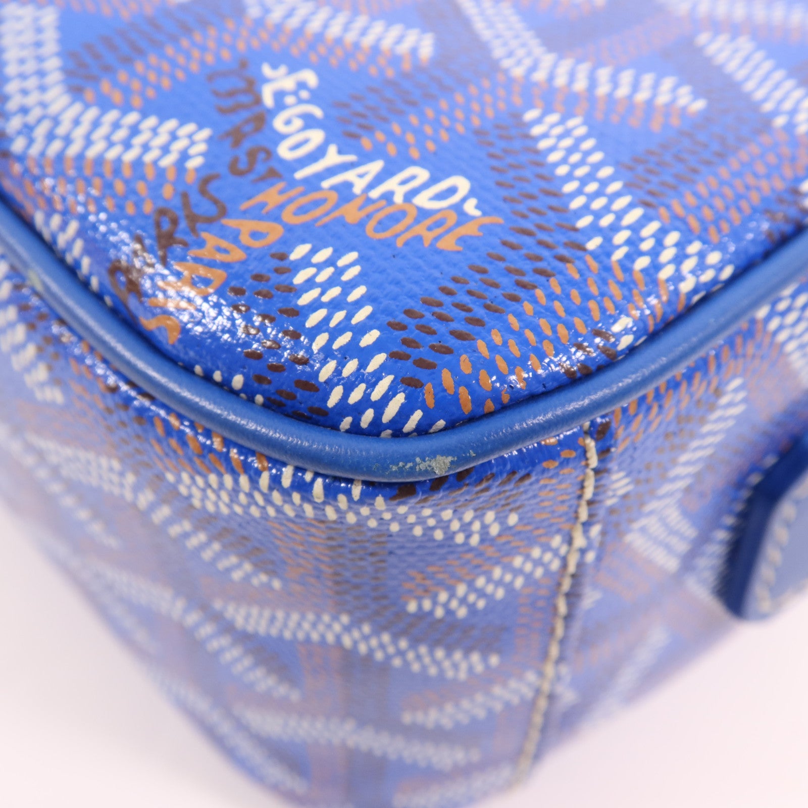 GOYARD 塗層帆布Sac Cap Vert銀扣肩背袋