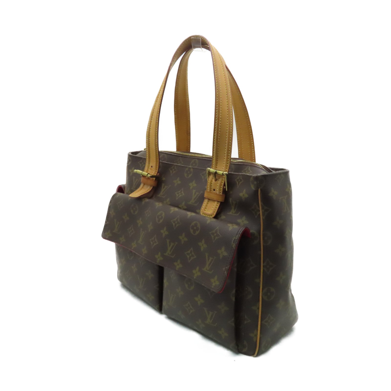 LOUIS VUITTON 【激減優惠】Monogram Multipli-Cite金扣手挽袋啡色