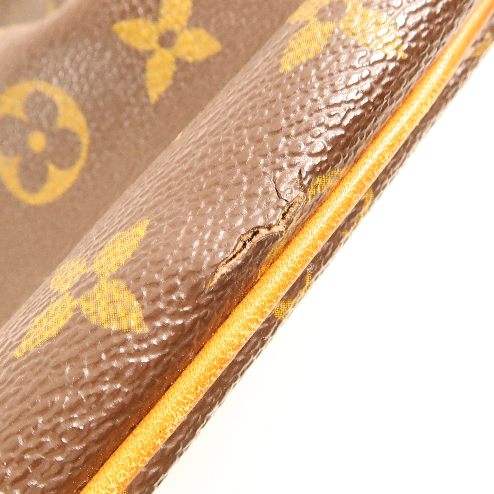 LOUIS VUITTON LV GHW Palermo PM 2 Way Shoulder Bag M40145 Monogram Brown