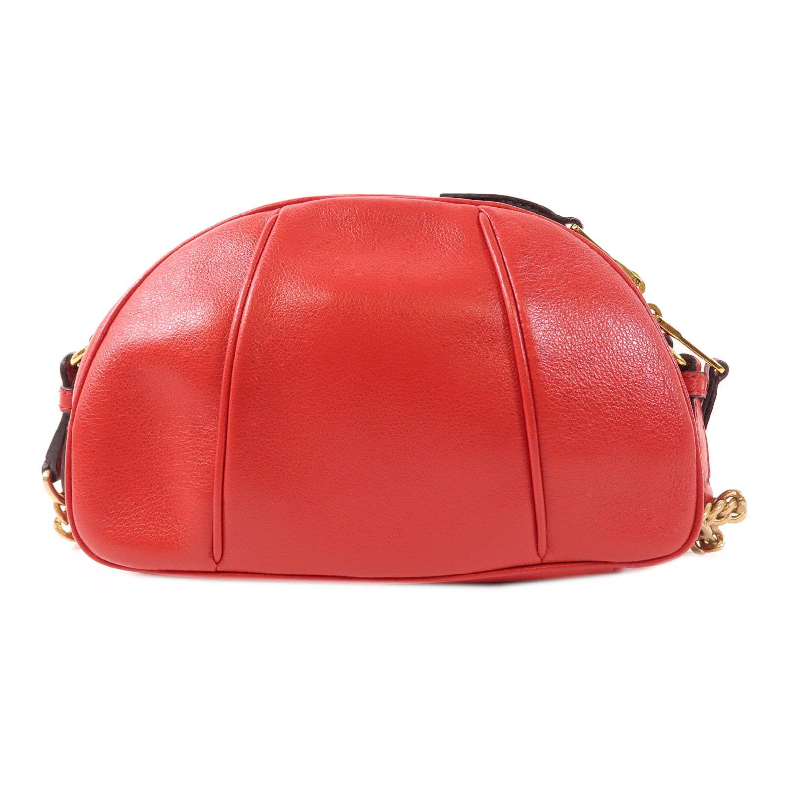 Miu Miu 牛皮皮革Shoulder Bag金扣肩背袋