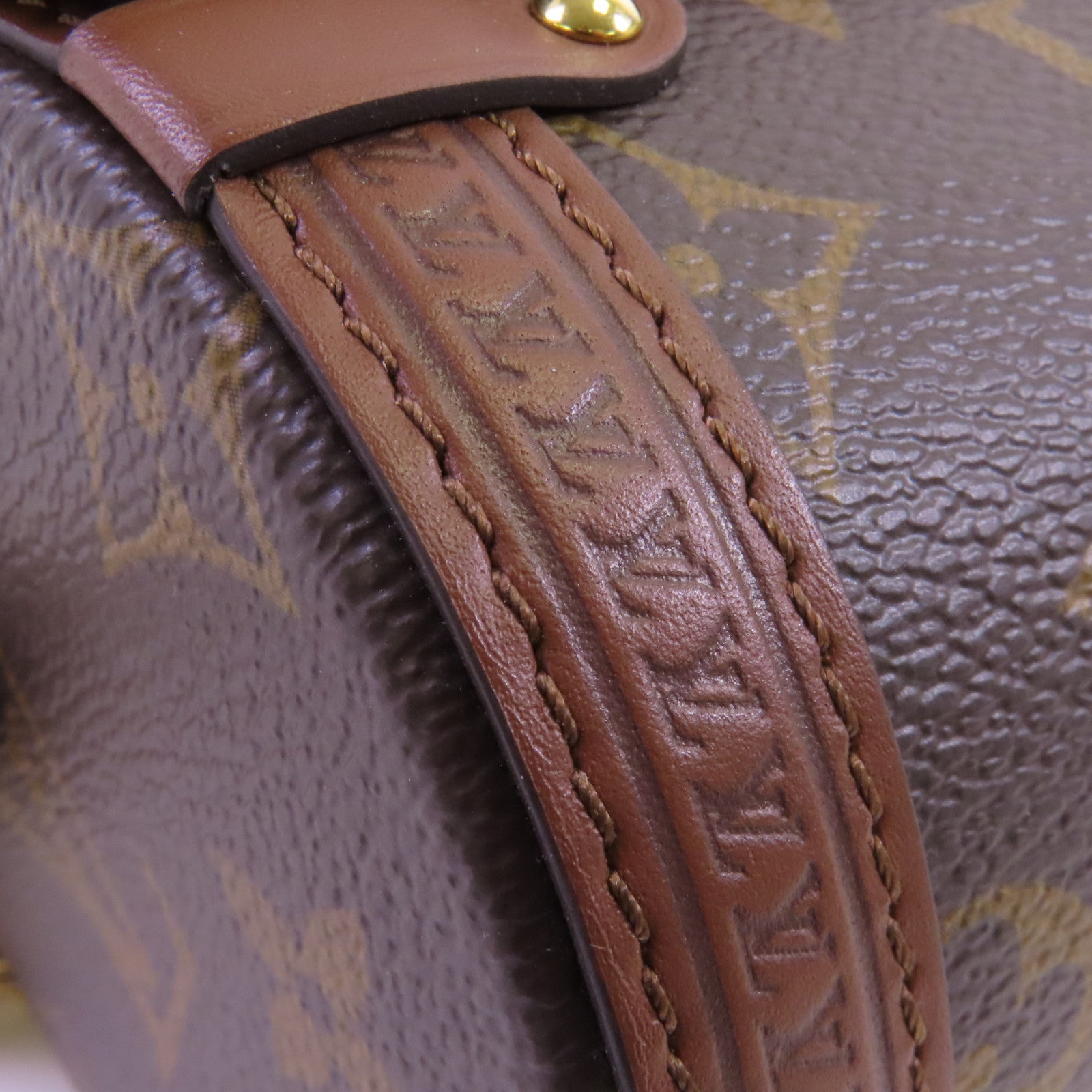 LOUIS VUITTON Monogram Papillon金扣手挽肩背兩用袋