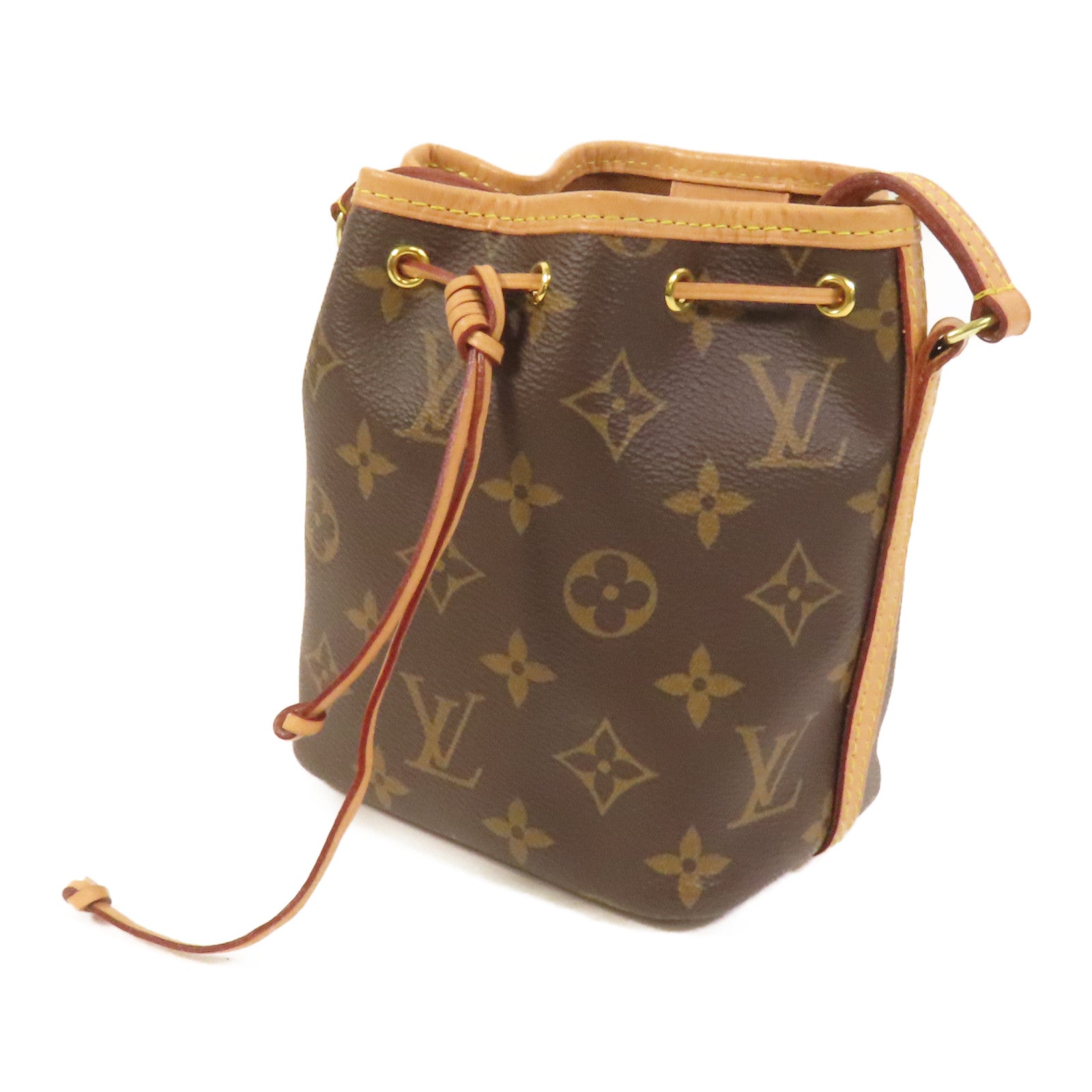 LOUIS VUITTON Monogram Nano Noe金扣肩背袋