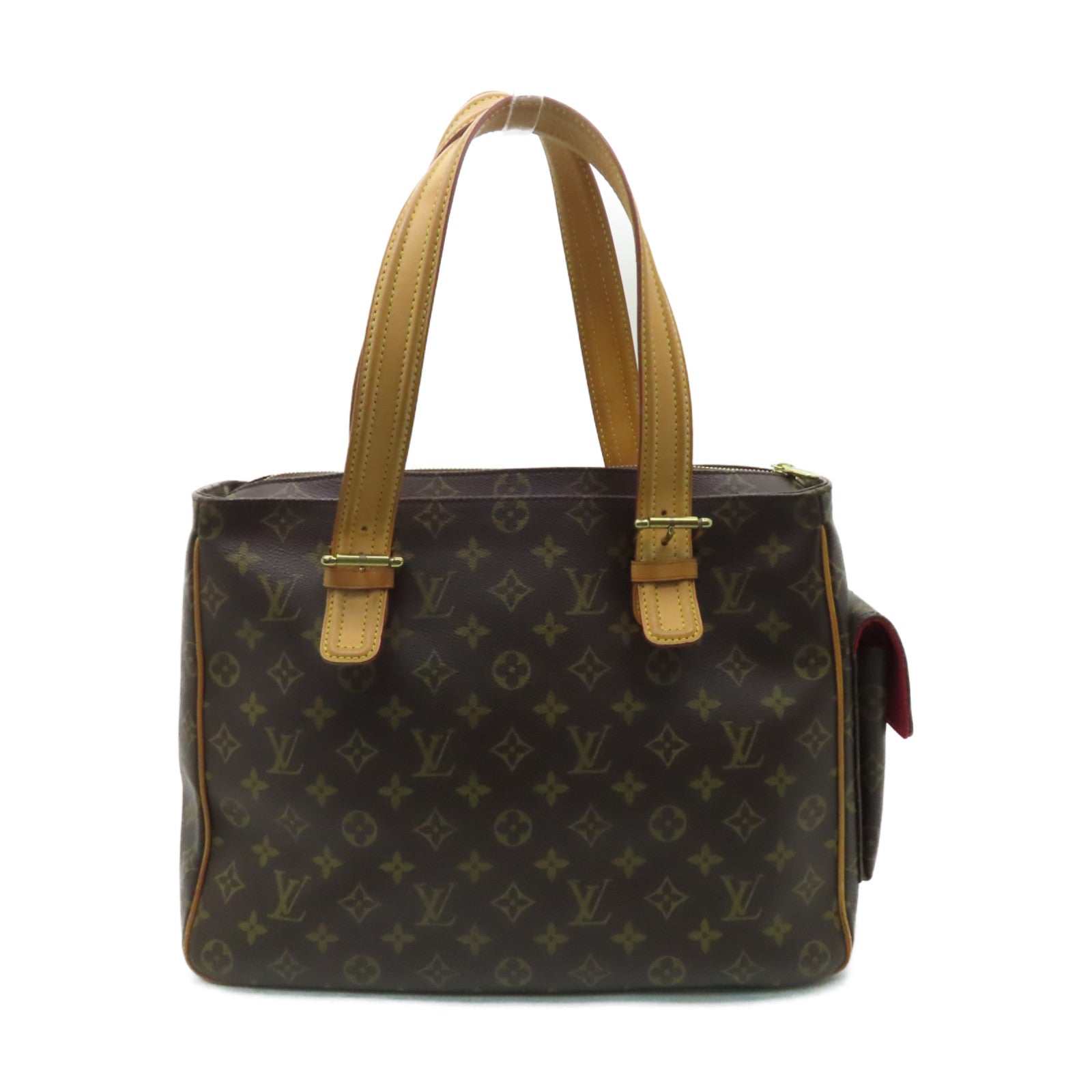 LOUIS VUITTON 【激減優惠】Monogram Multipli-Cite金扣手挽袋啡色