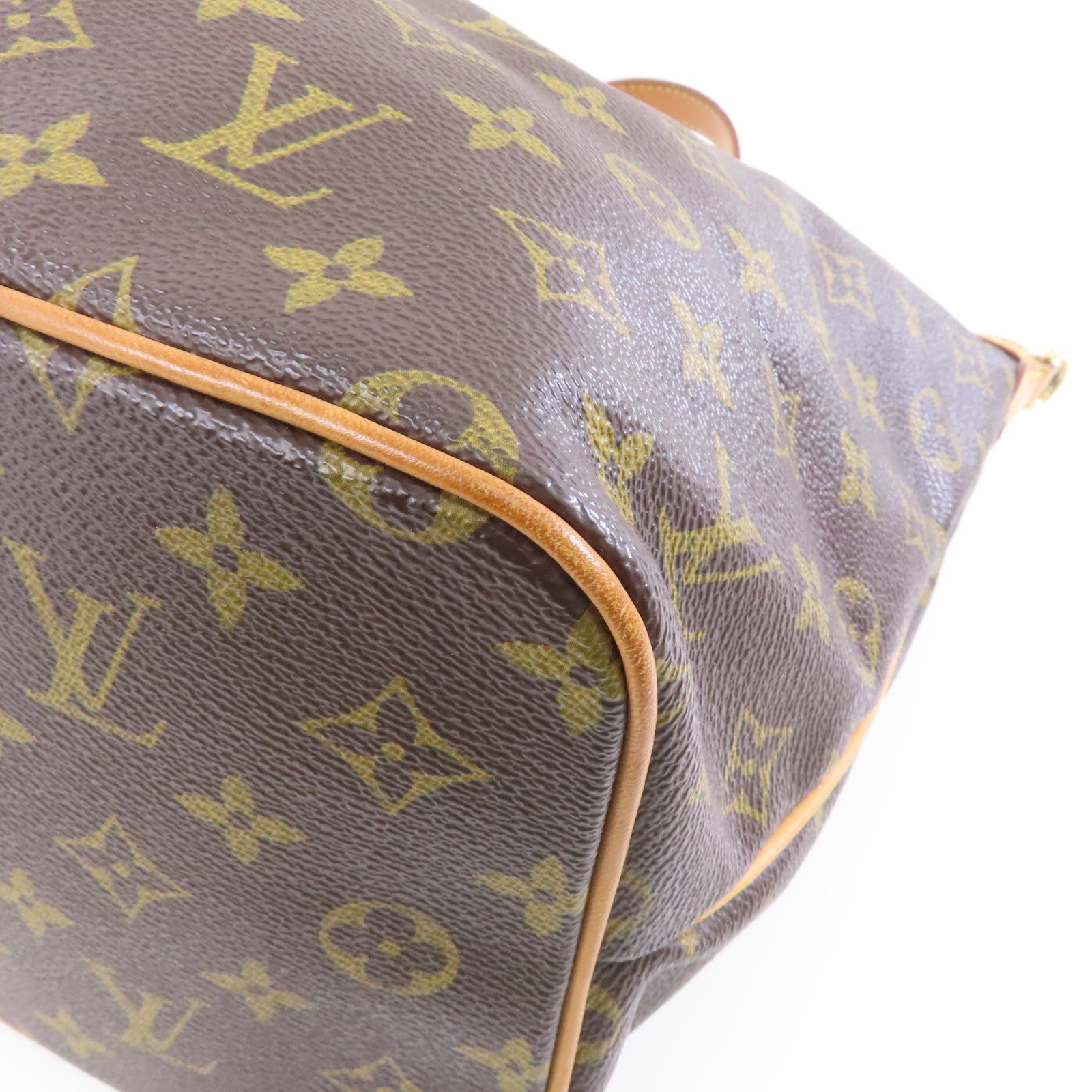 LOUIS VUITTON Monogram Palermo PM金扣手挽肩背兩用袋啡色