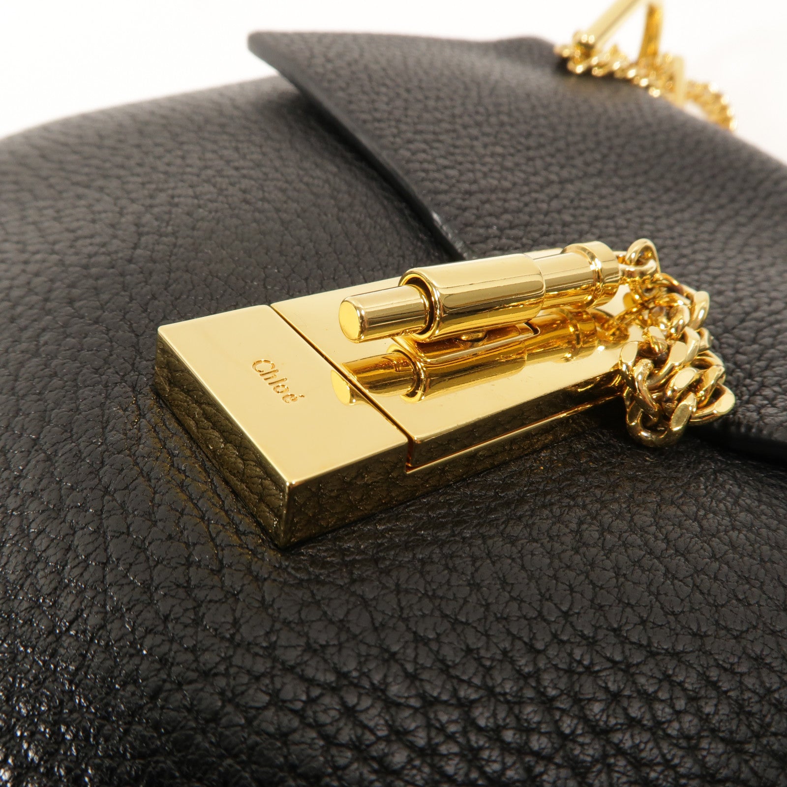 Chloe 牛皮皮革Shoulder Bag鏈帶肩背袋