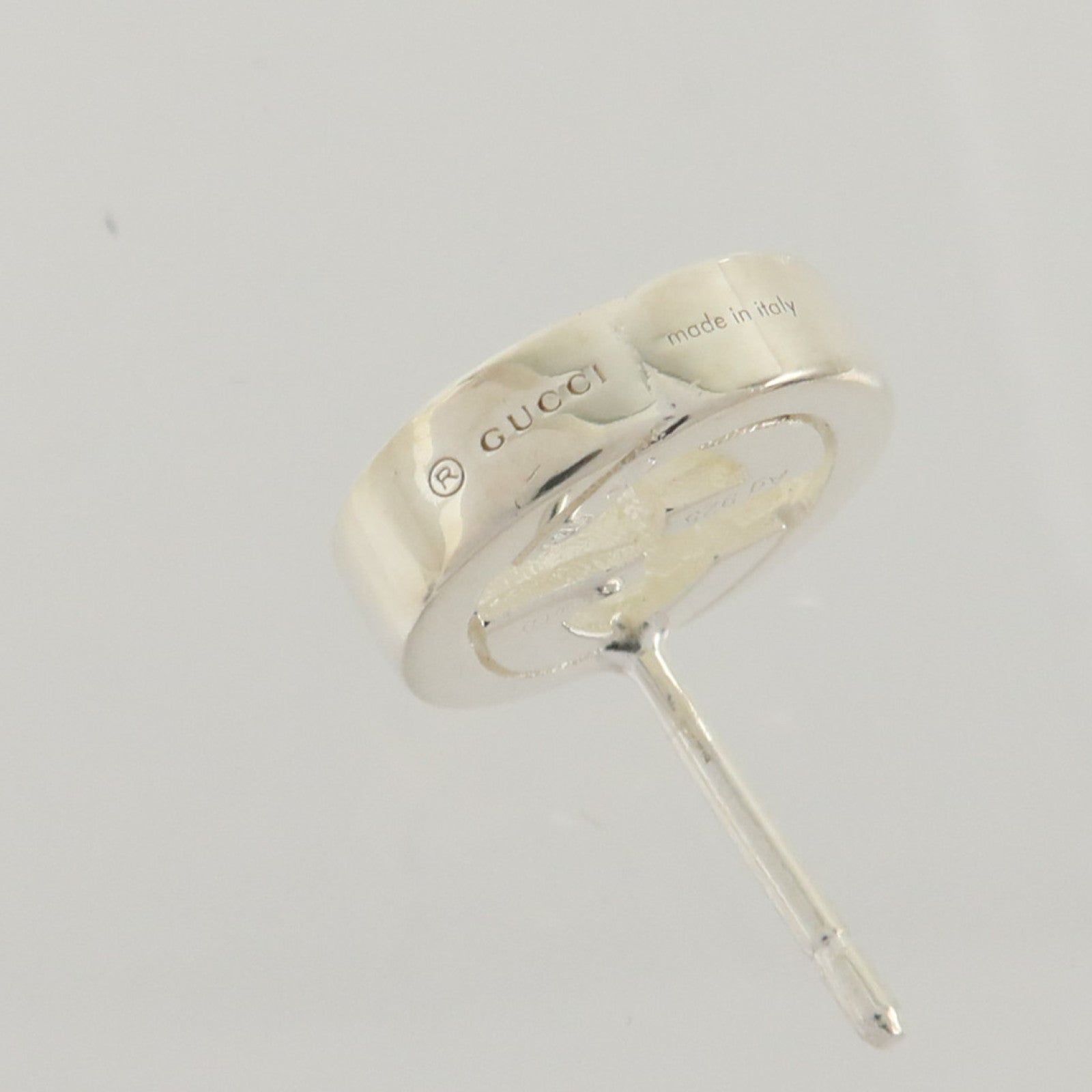 GUCCI 925純銀Interlocking G Earrings耳環
