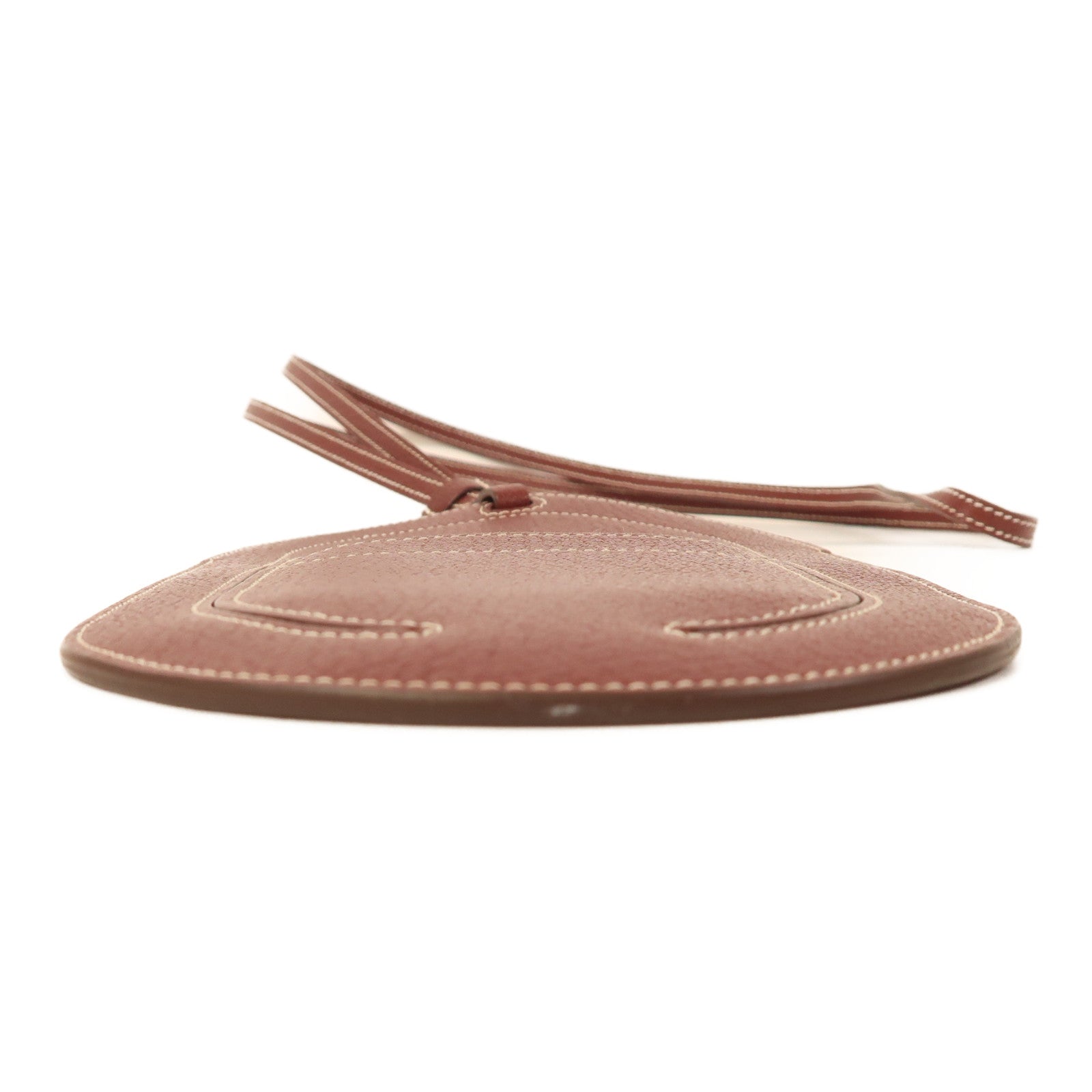 HERMES Chevre皮革In The Loop Pouch手拿包紅色